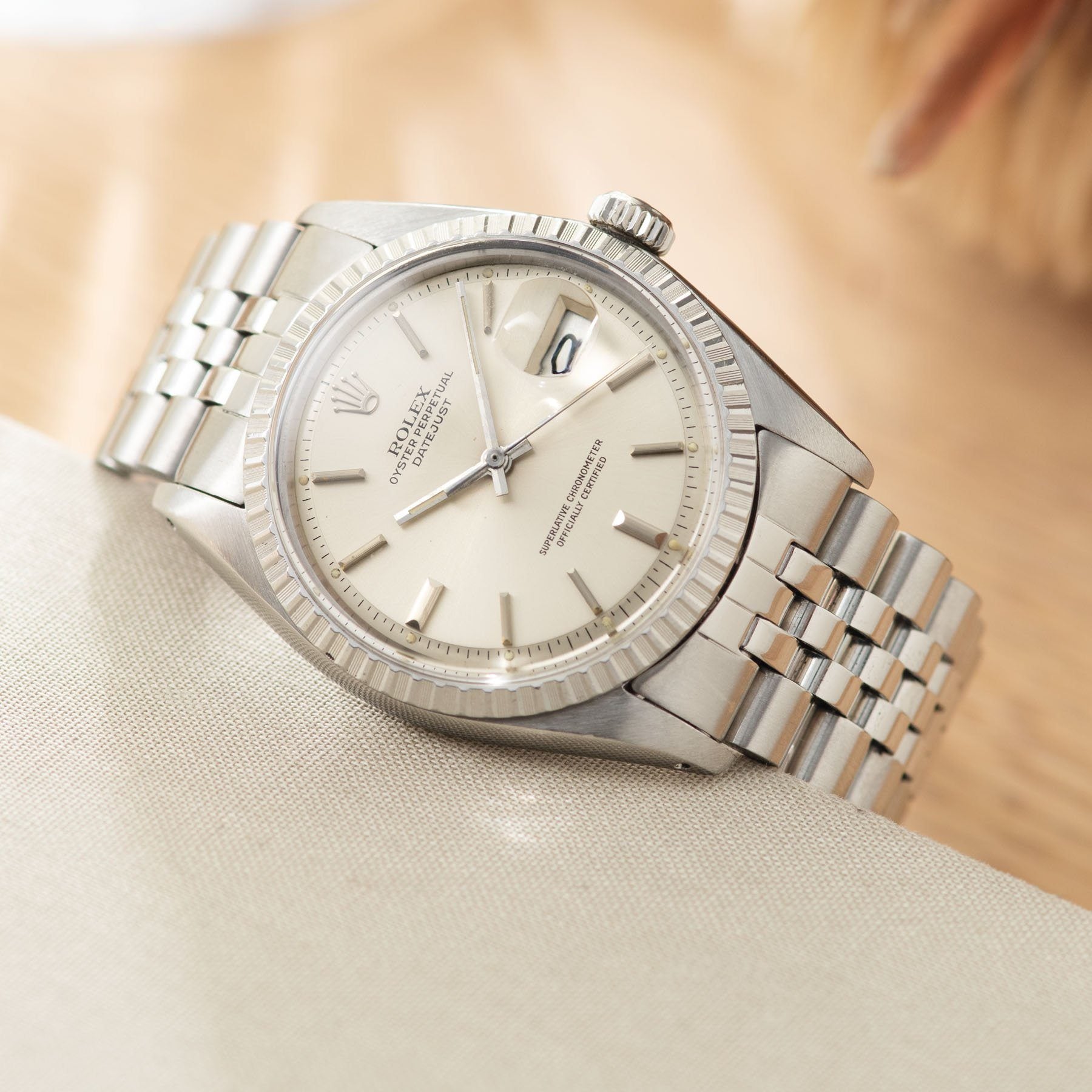 Rolex Datejust Soleil Silver Dial 1603