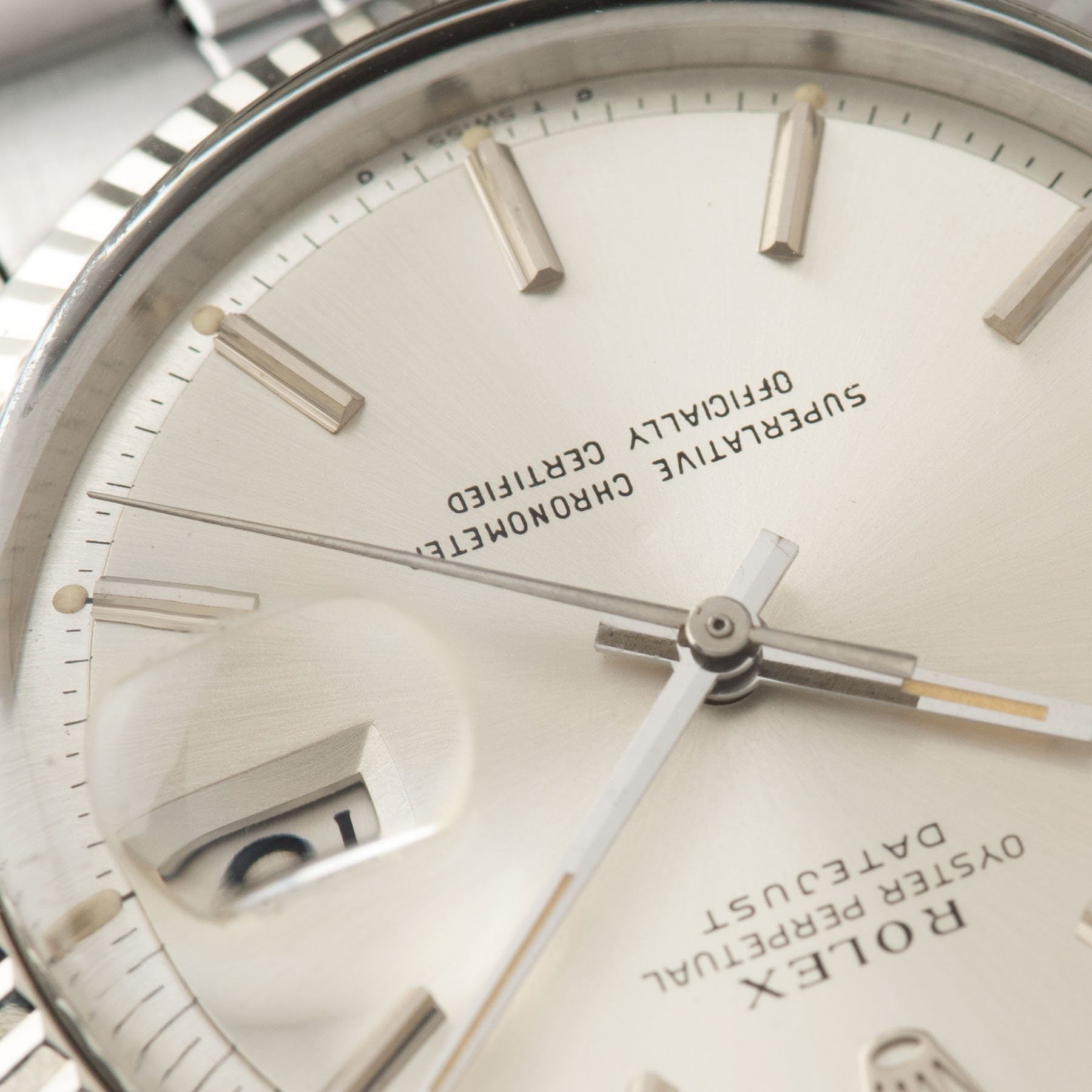 Rolex Datejust Steel 1601 with Silver Sigma Dial