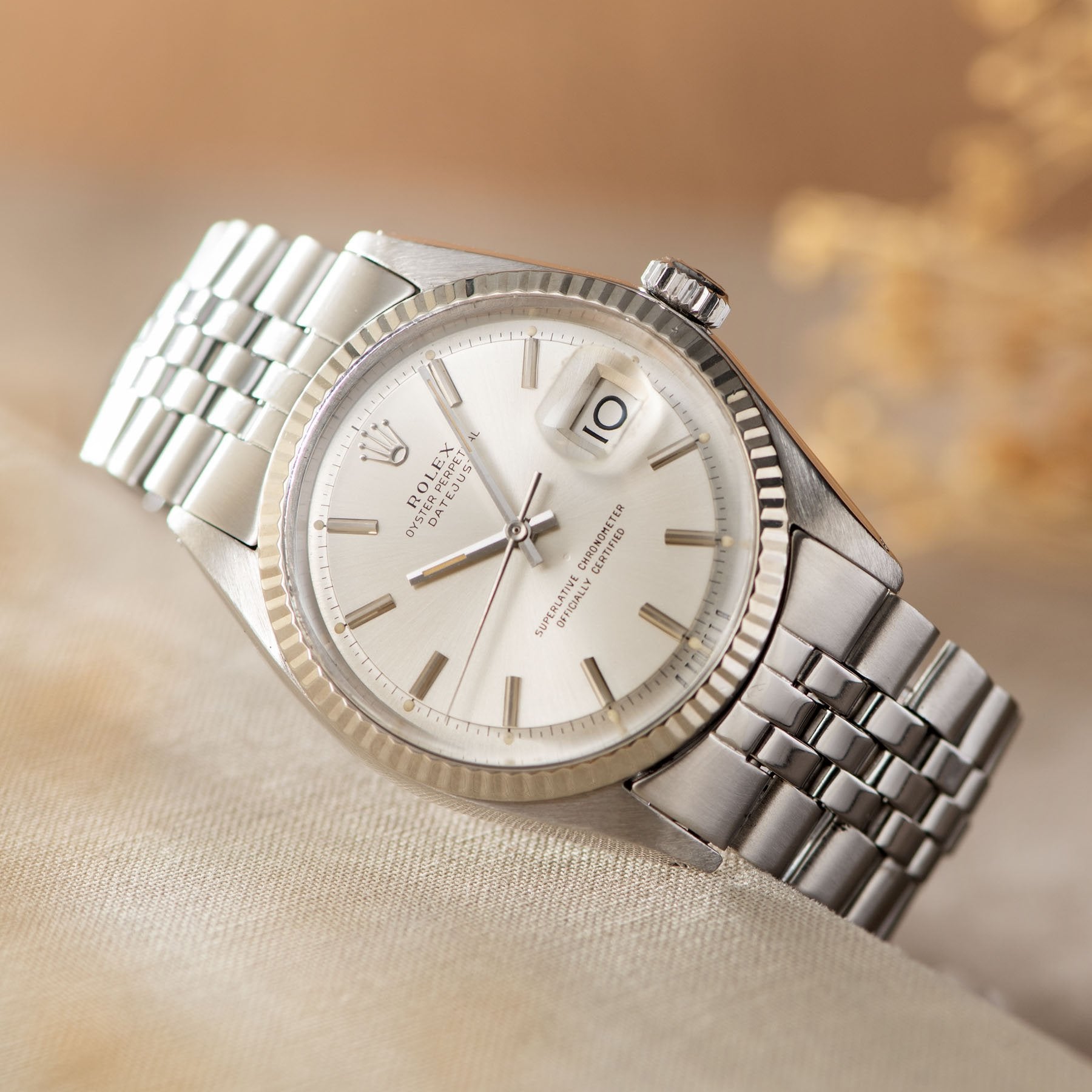 Rolex Datejust Steel 1601 with Silver Sigma Dial