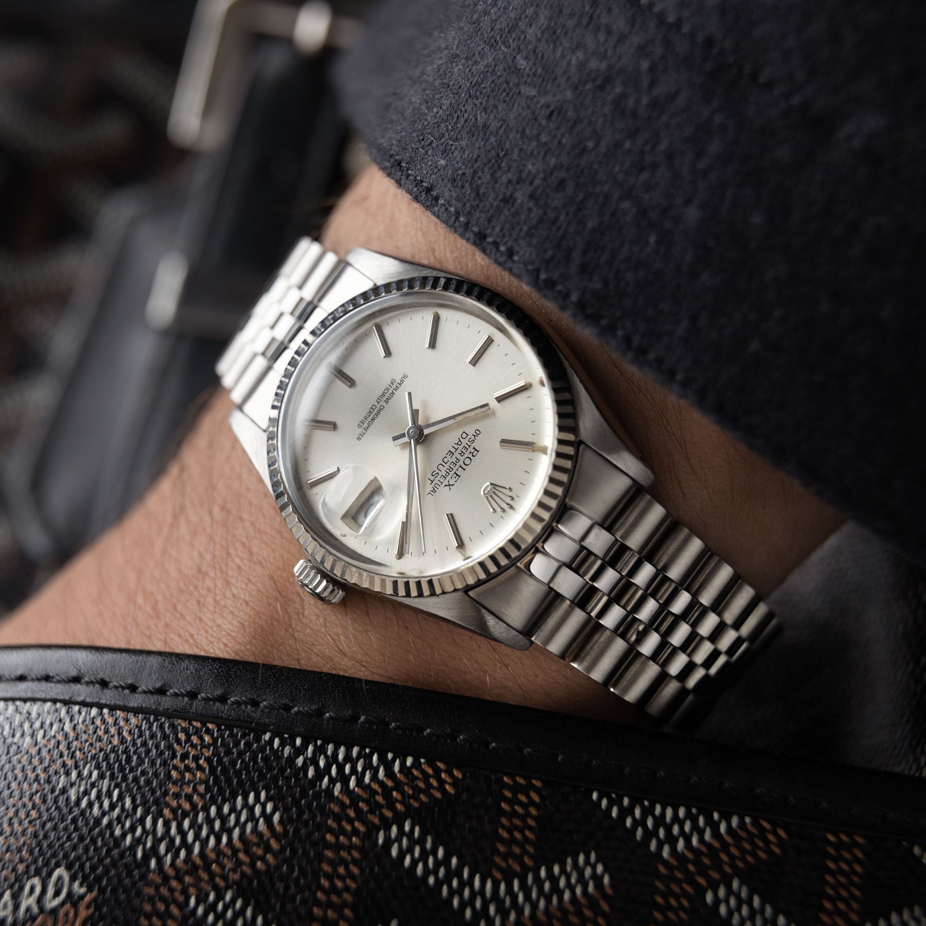 Rolex Datejust Reference 16014 Silver Dial