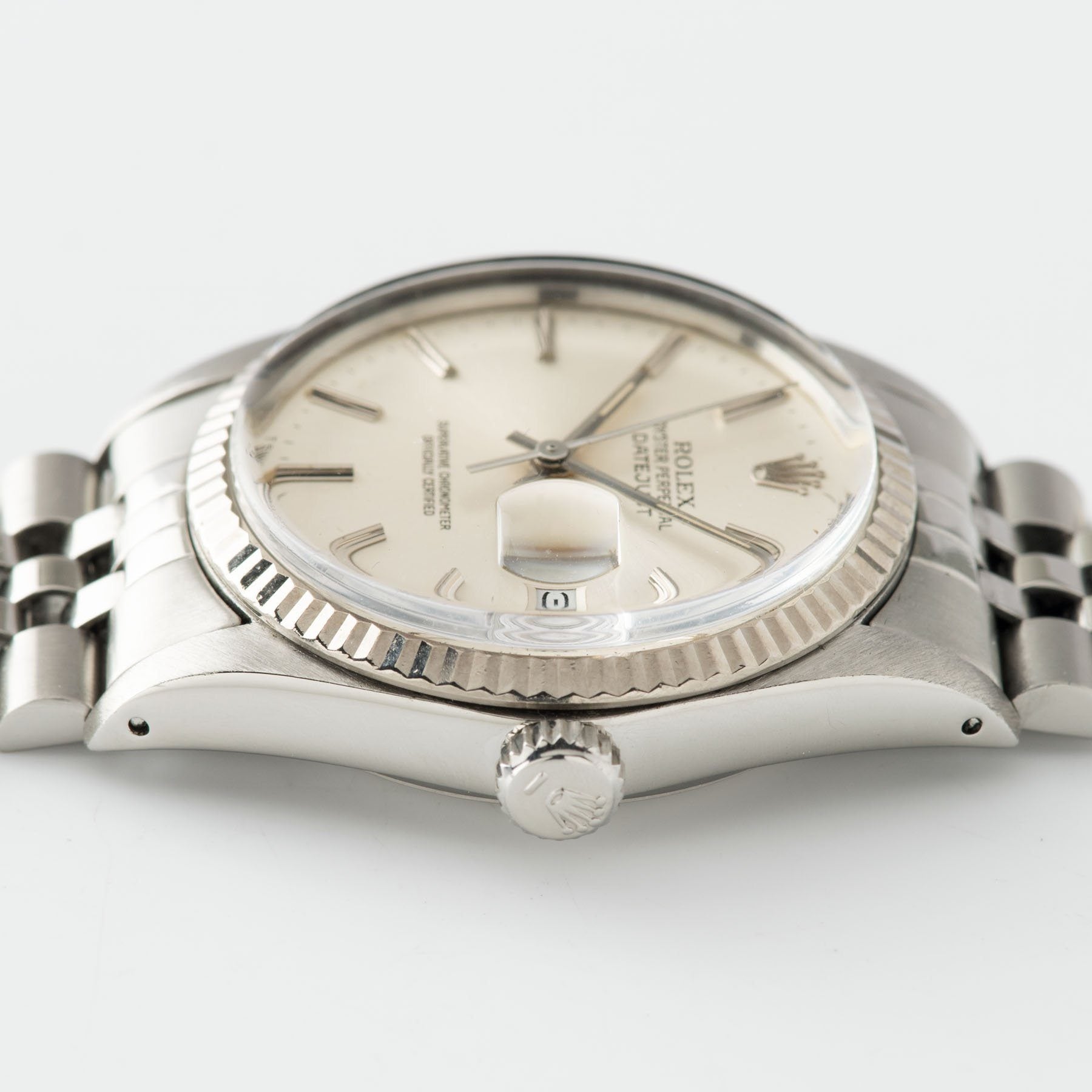 Rolex Datejust Reference 16014 Silver Dial