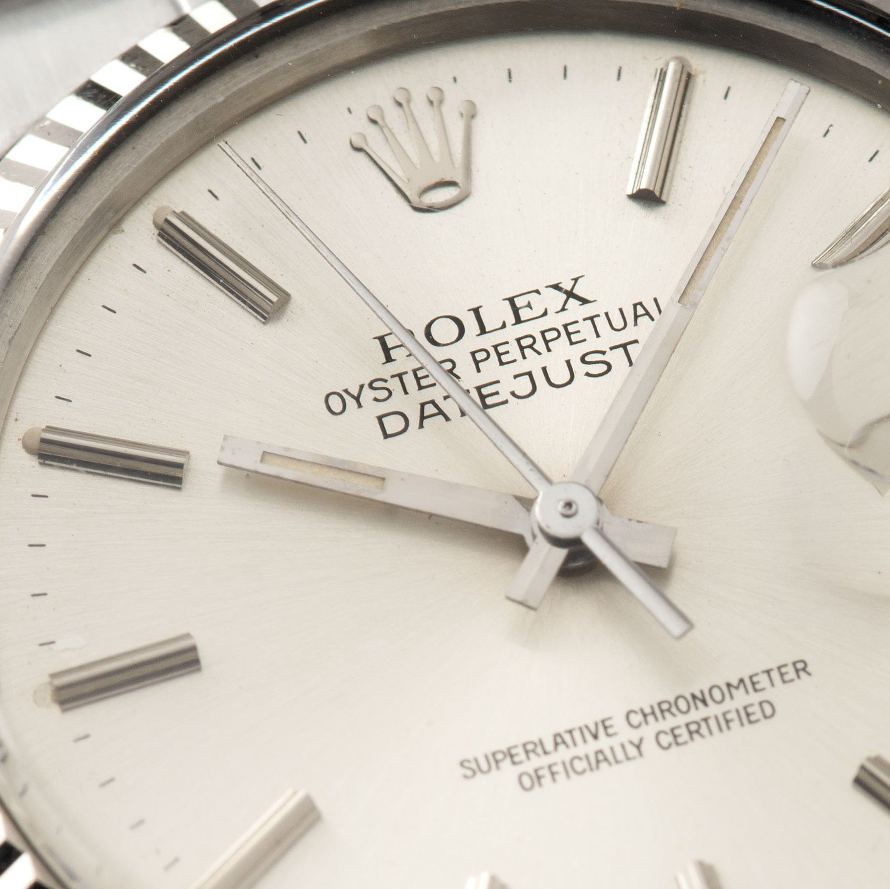 Rolex Datejust Reference 16014 Silver Dial