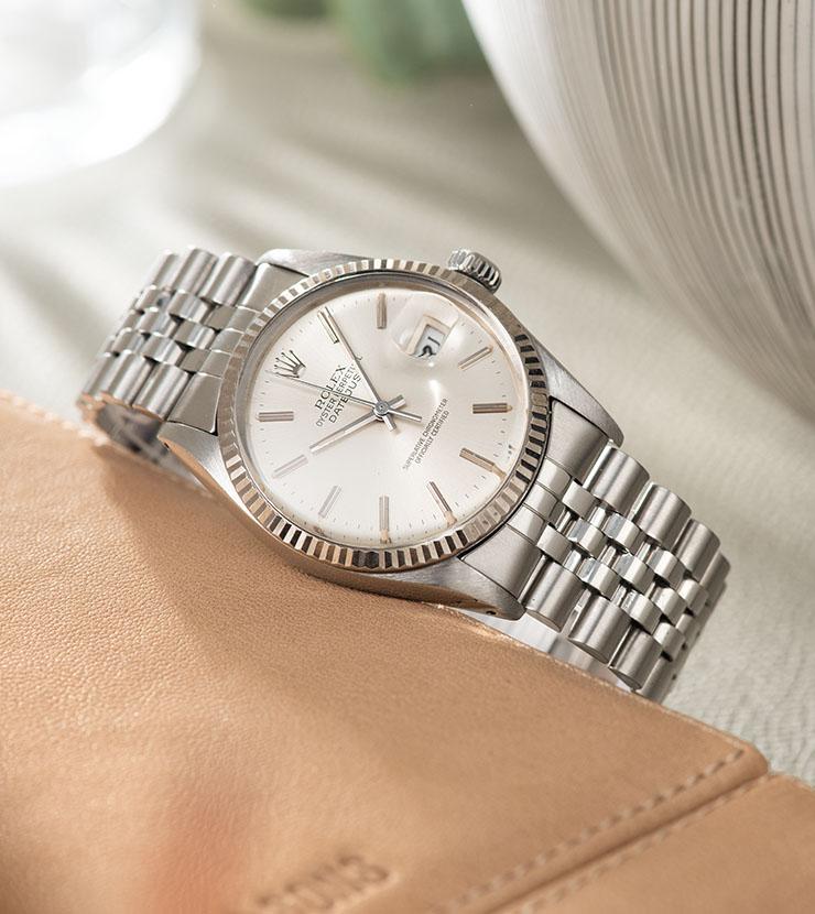 Rolex Datejust Reference 16014 Silver Dial