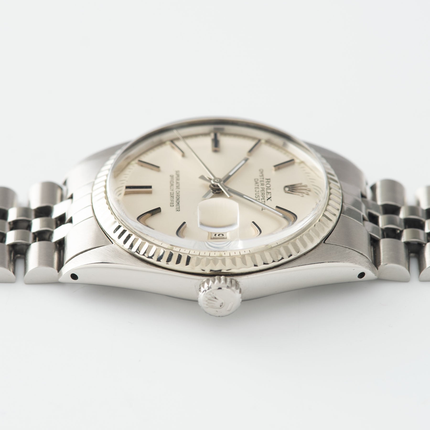 Rolex Datejust Steel 1601 with Silver Sigma Dial