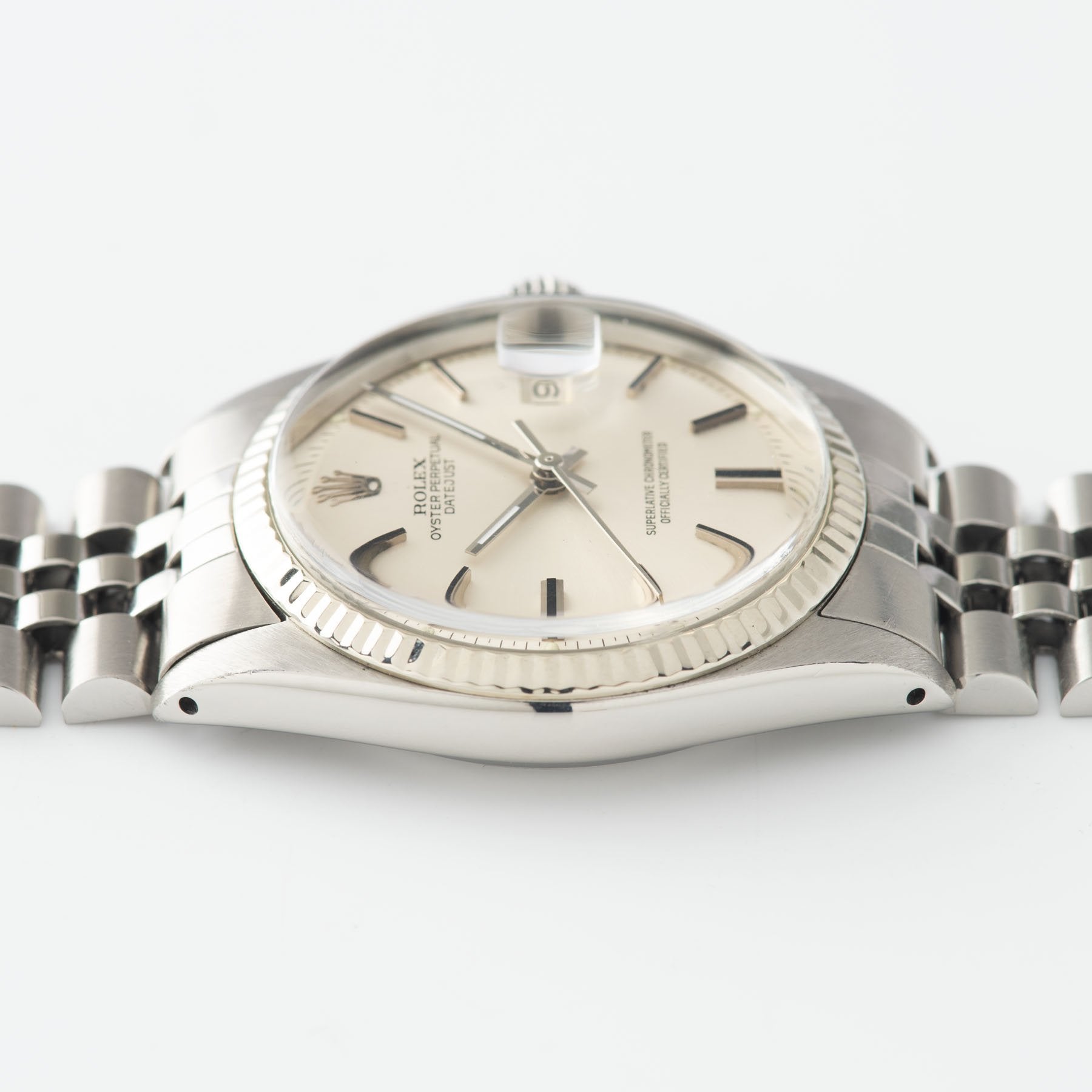 Rolex Datejust Steel 1601 with Silver Sigma Dial