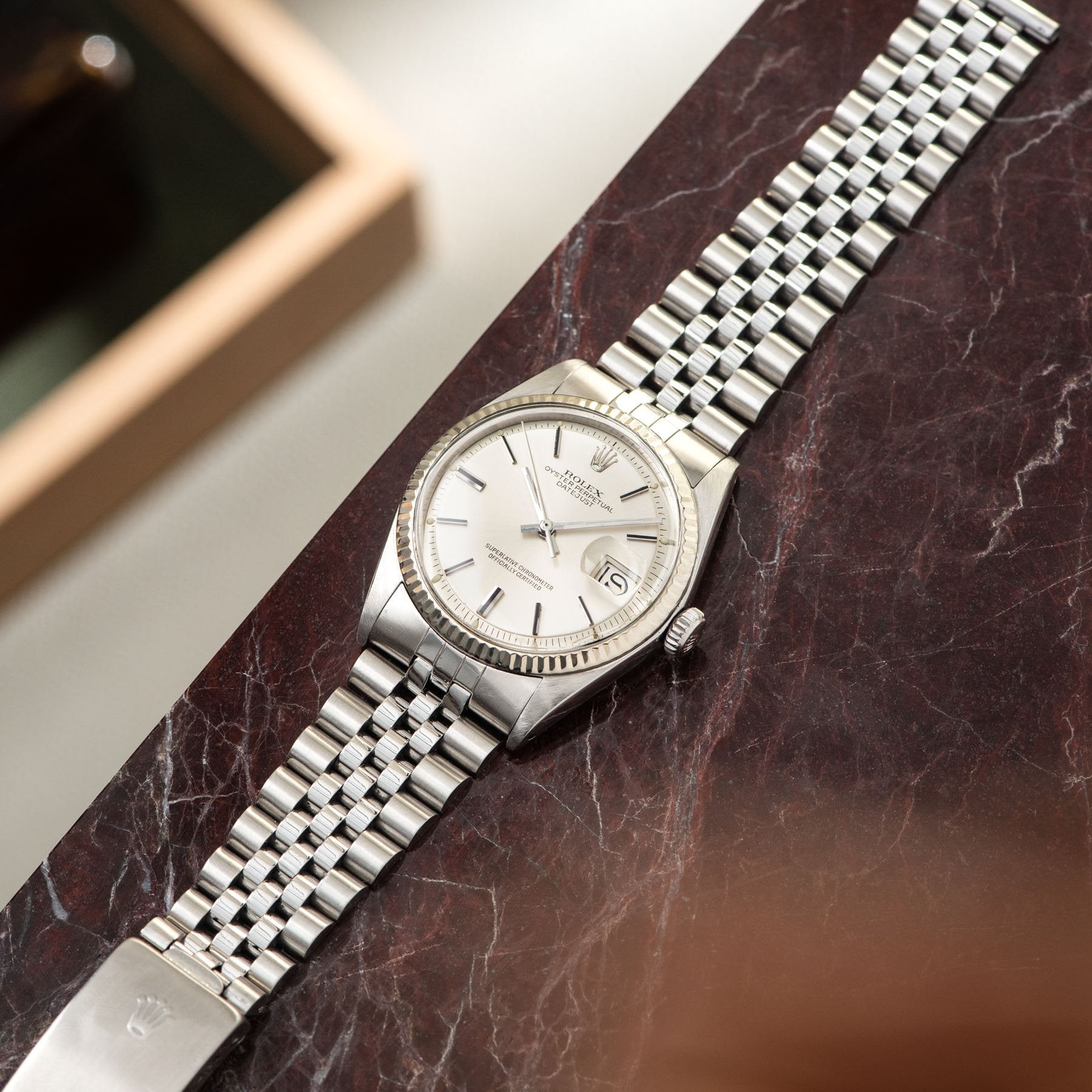 Rolex Datejust Steel 1601 with Silver Sigma Dial