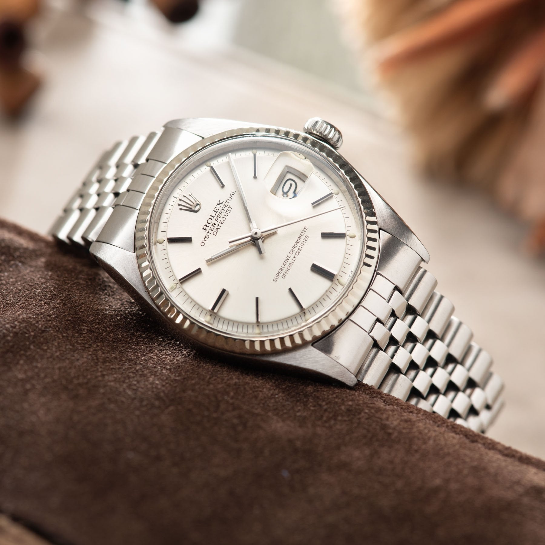 Rolex Datejust Steel 1601 with Silver Sigma Dial