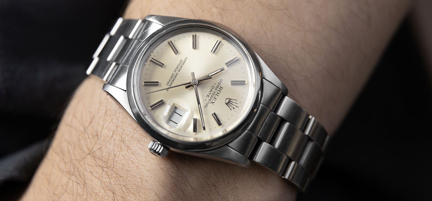 Rolex Oyster Perpetual Date Cream Dial 15000