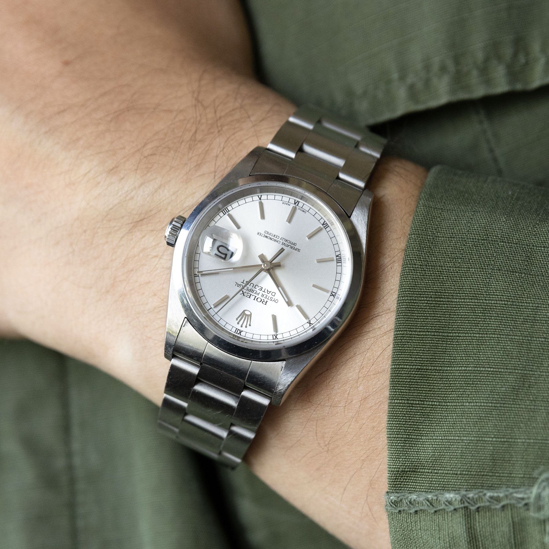 Rolex Datejust Silver Dial 16200