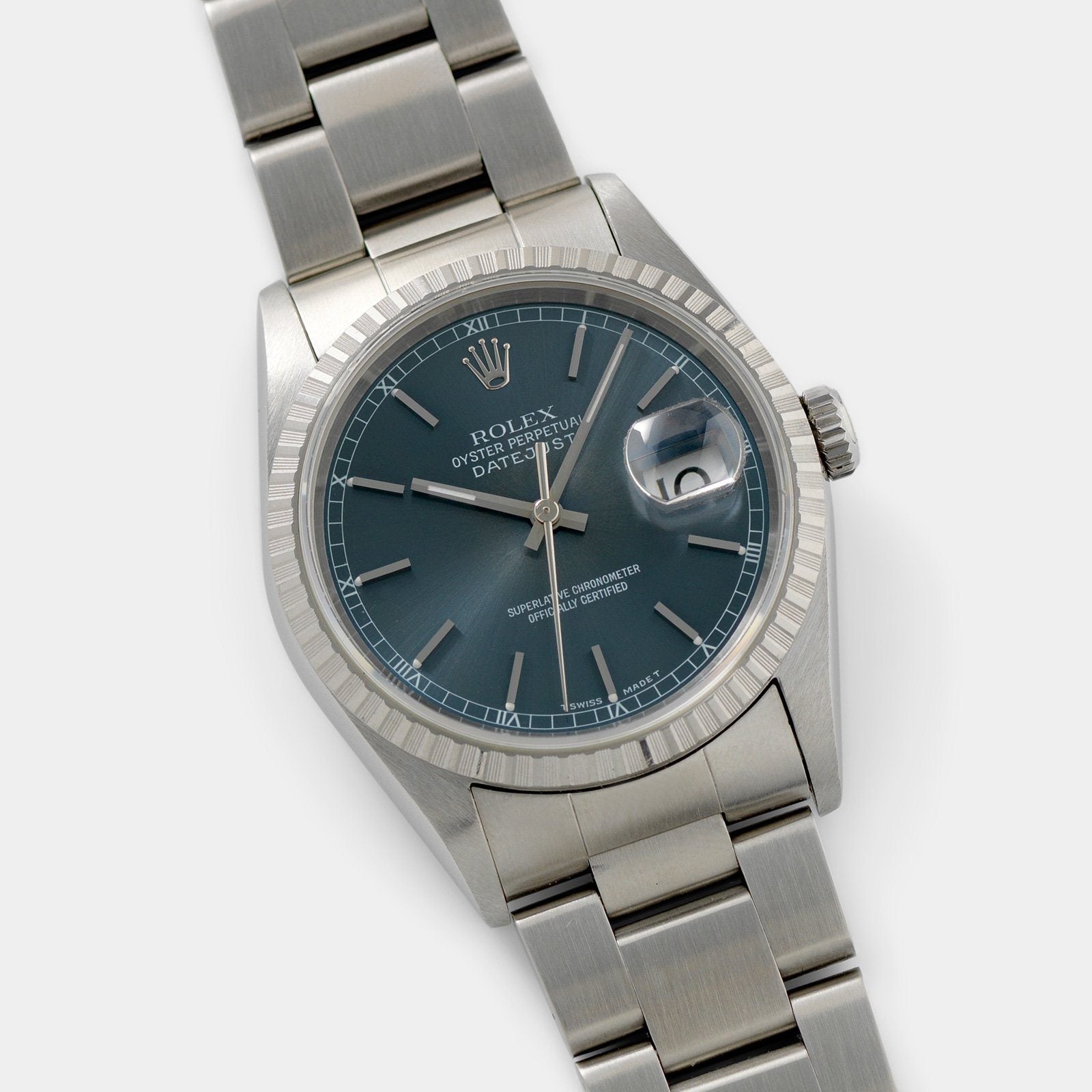 Rolex Datejust Grey Dial Reference 16220