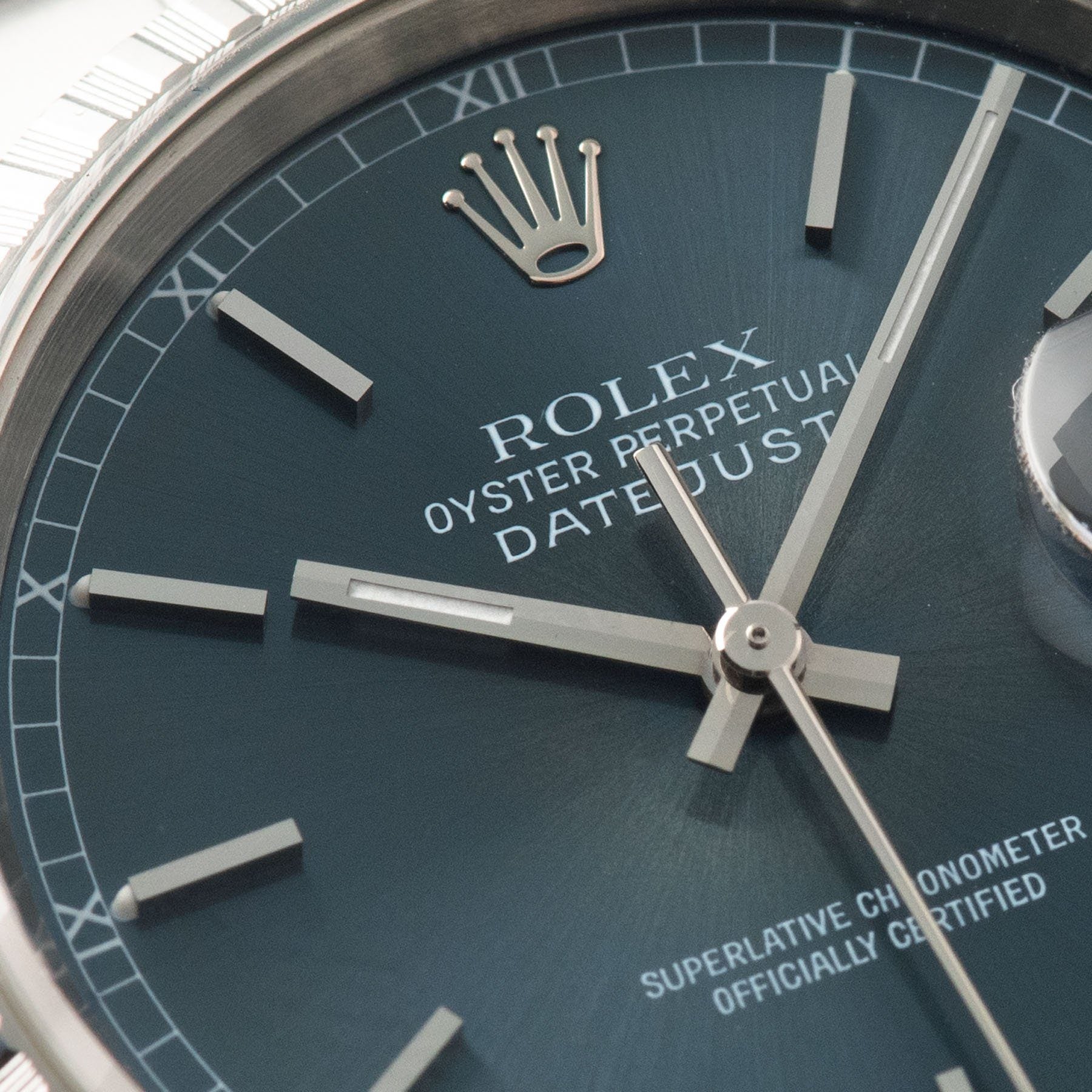 Rolex Datejust Grey Dial Reference 16220