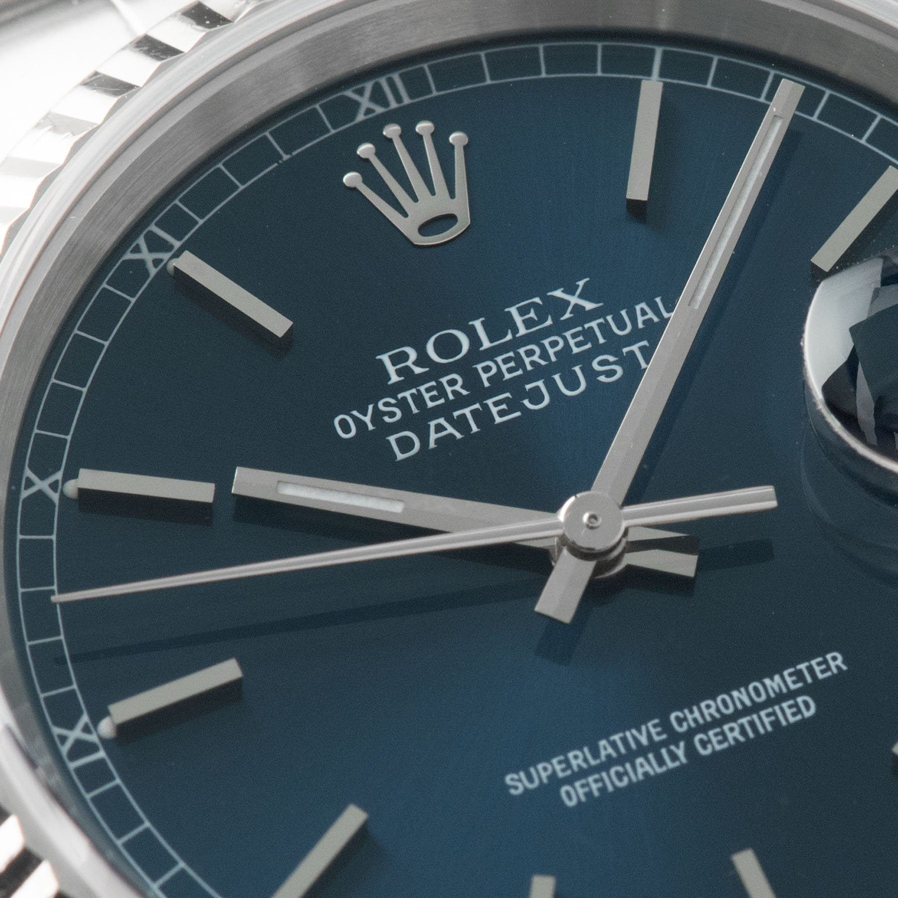 Rolex Datejust Blue Dial Reference 16234