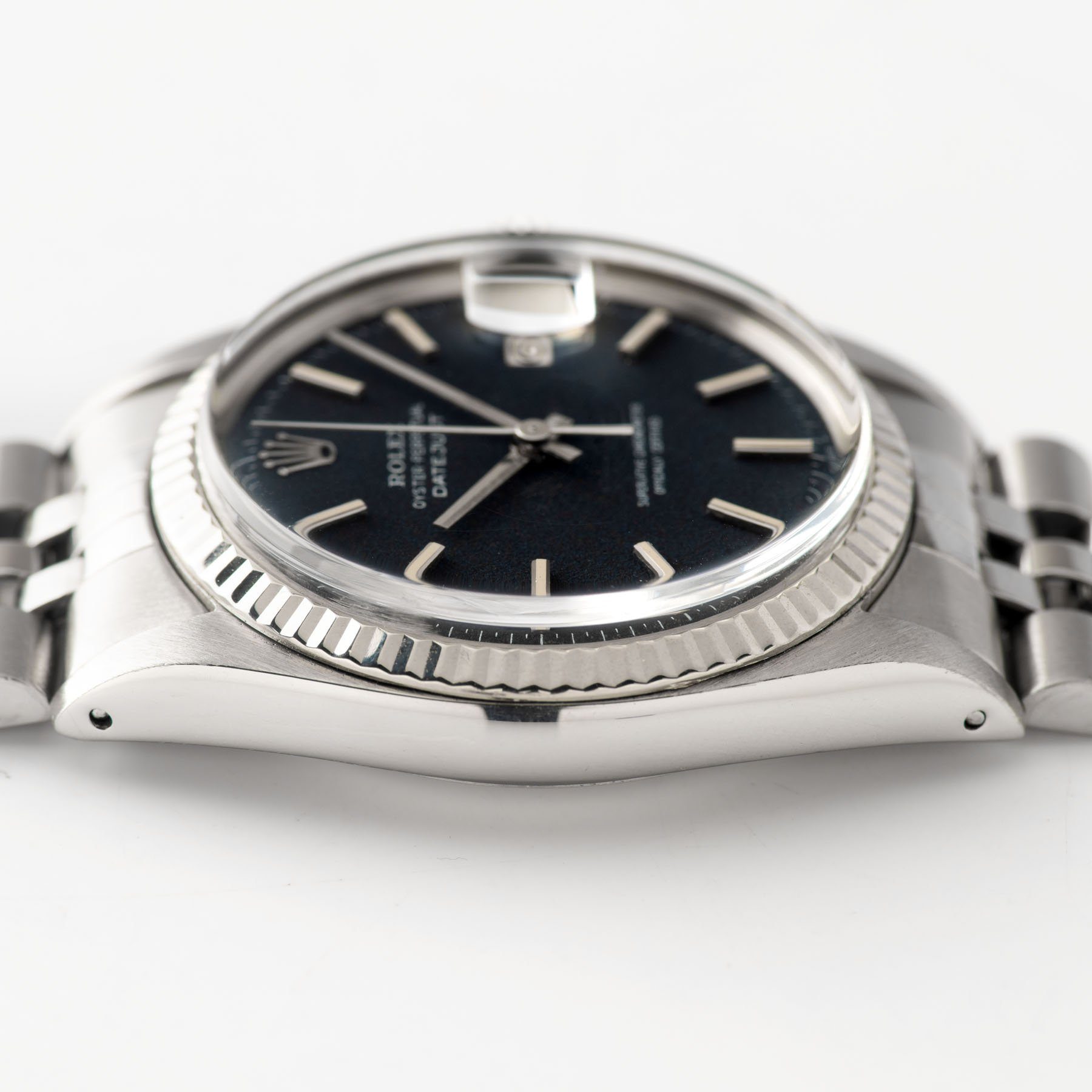 Rolex Datejust Reference Black Confetti Dial 1601