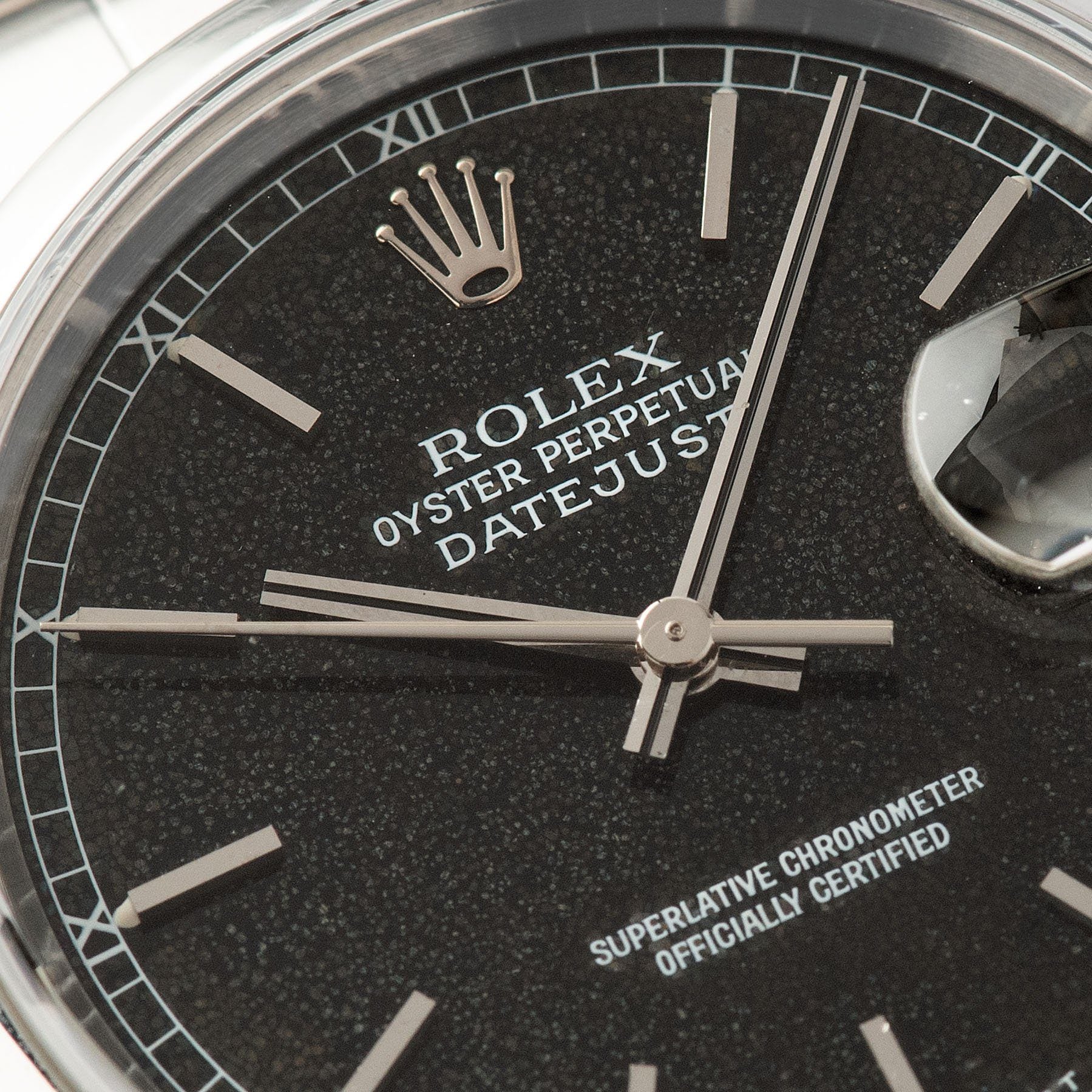 Rolex Datejust Black Stingray Dial Reference 16200