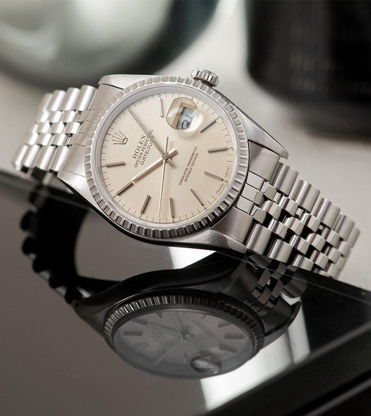 Rolex Datejust Silver Dial Reference 16220