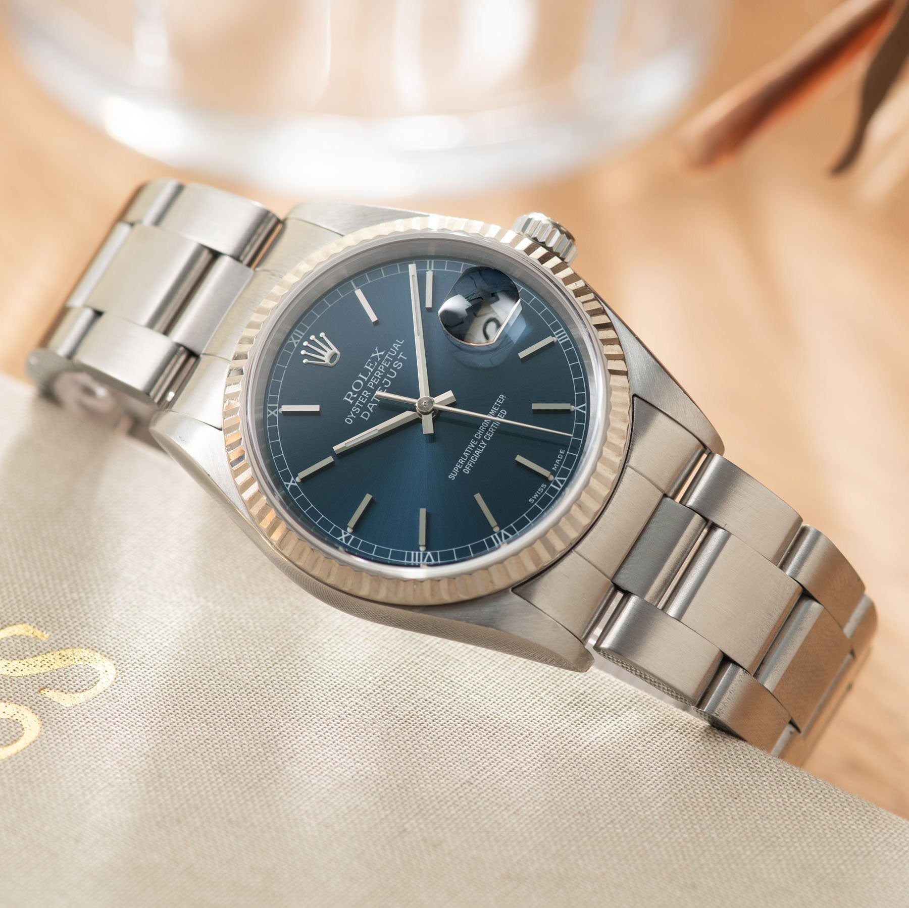 Rolex Datejust Blue Dial Reference 16234