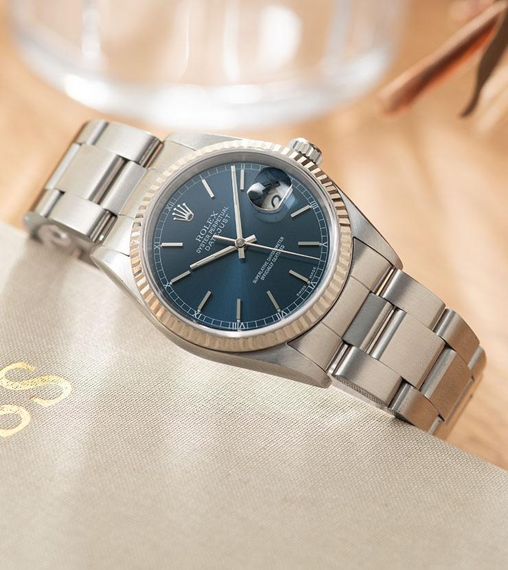 Rolex Datejust Blue Dial Reference 16234