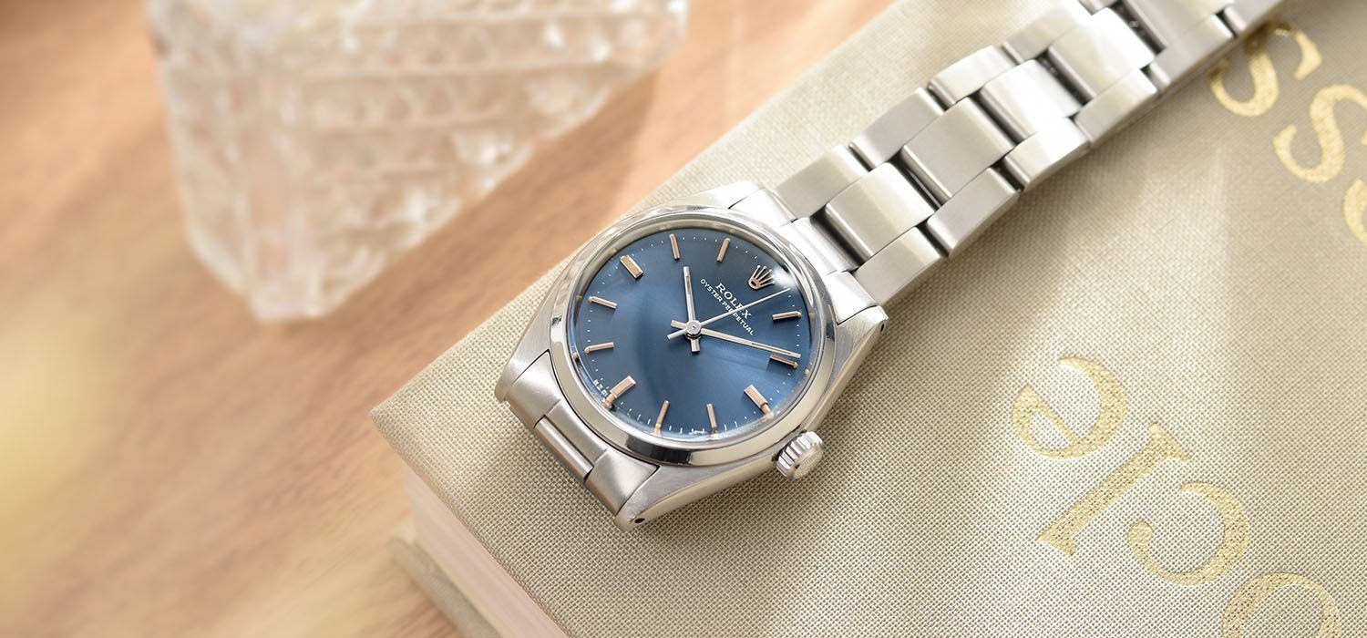 Rolex Oyster Perpetual 6748 Blue Dial 31mm