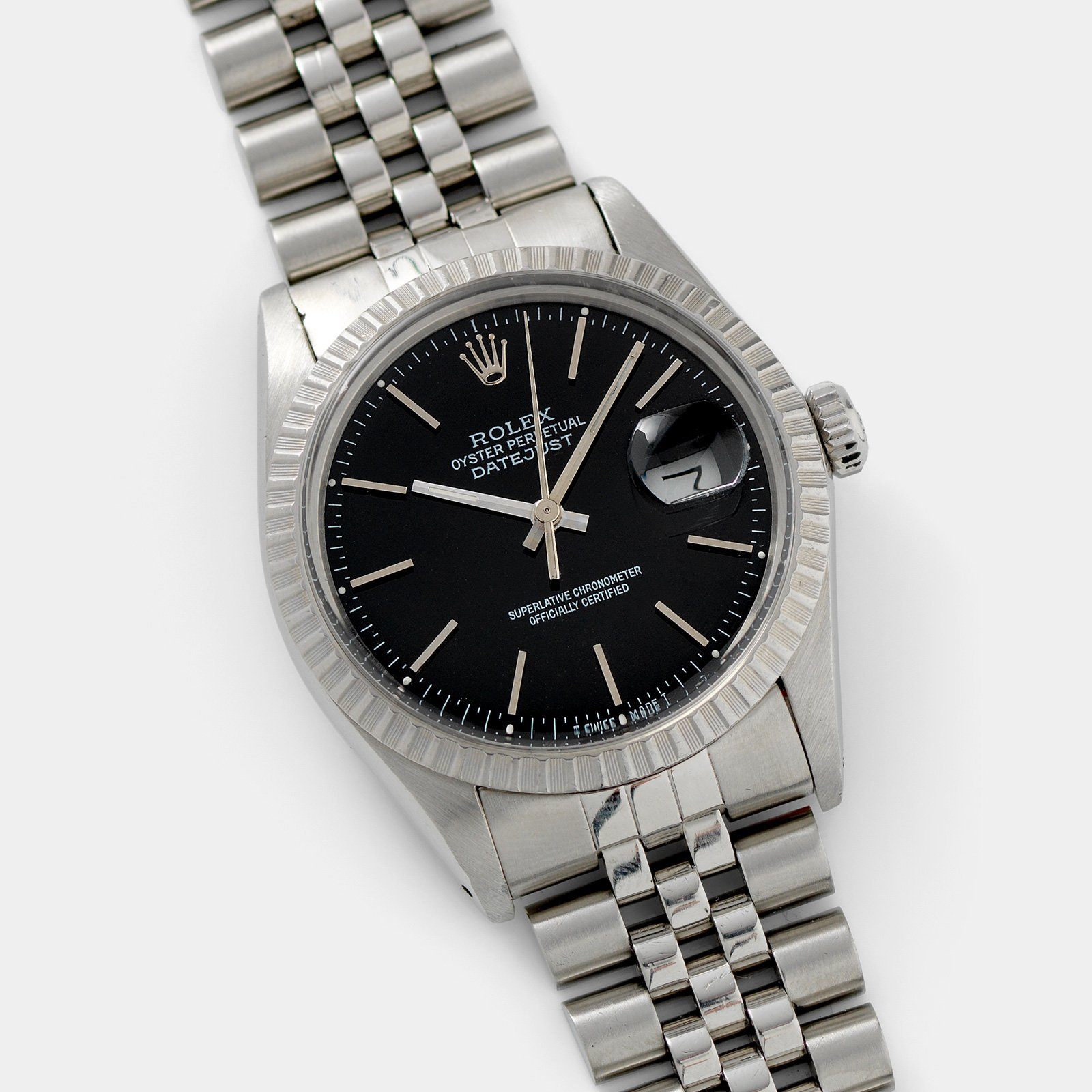 Rolex Datejust Black Dial 16030