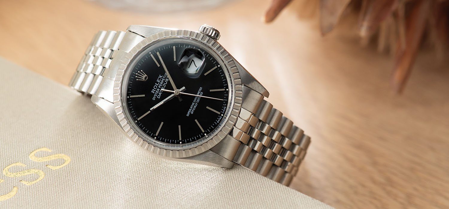 Rolex Datejust Black Dial 16030