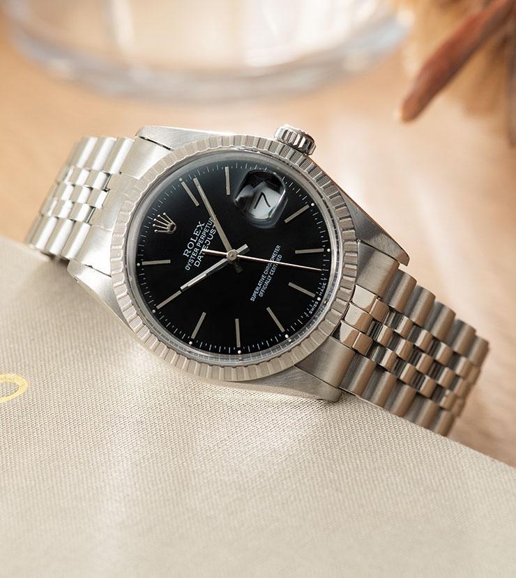 Rolex Datejust Black Dial 16030