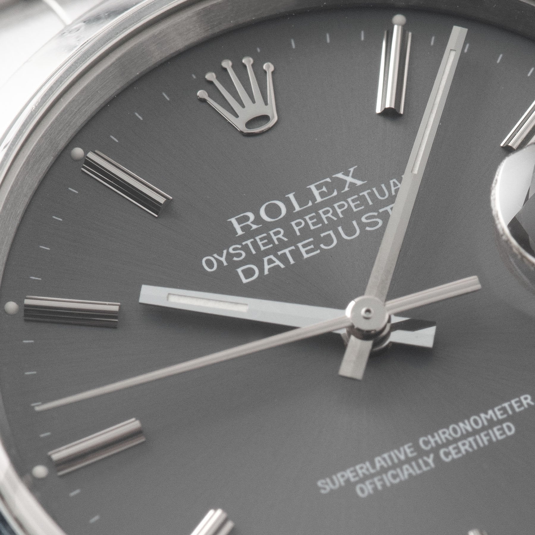 Rolex Datejust Grey Soleil Dial 16200