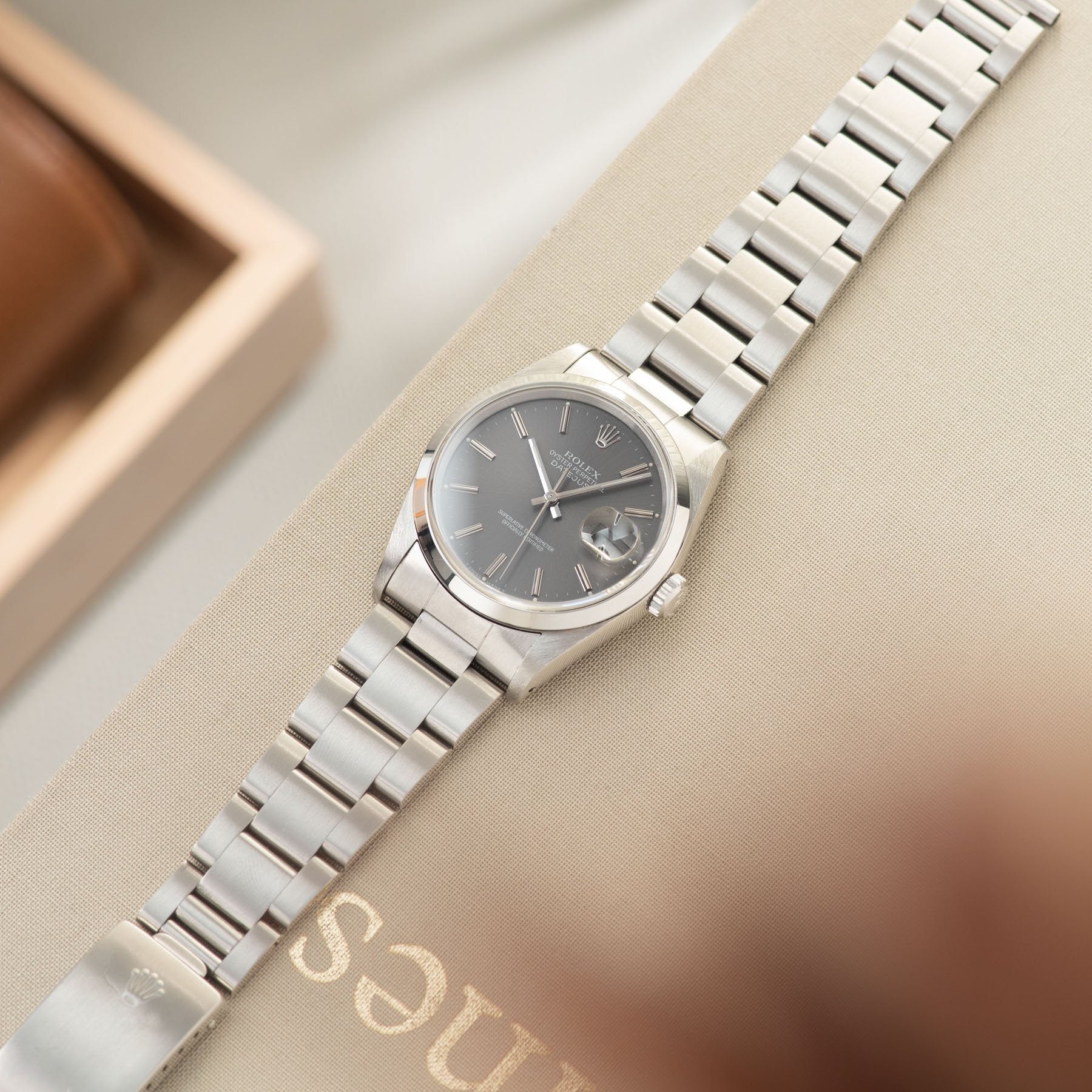 Rolex Datejust Grey Soleil Dial 16200