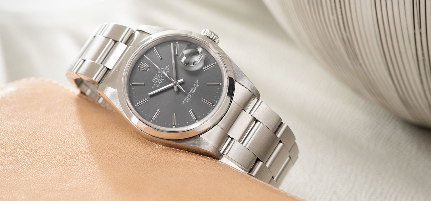 Rolex Datejust Grey Soleil Dial 16200