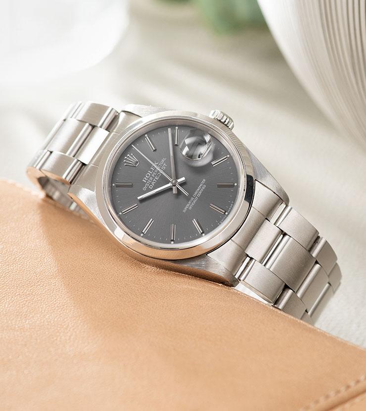 Rolex Datejust Grey Soleil Dial 16200