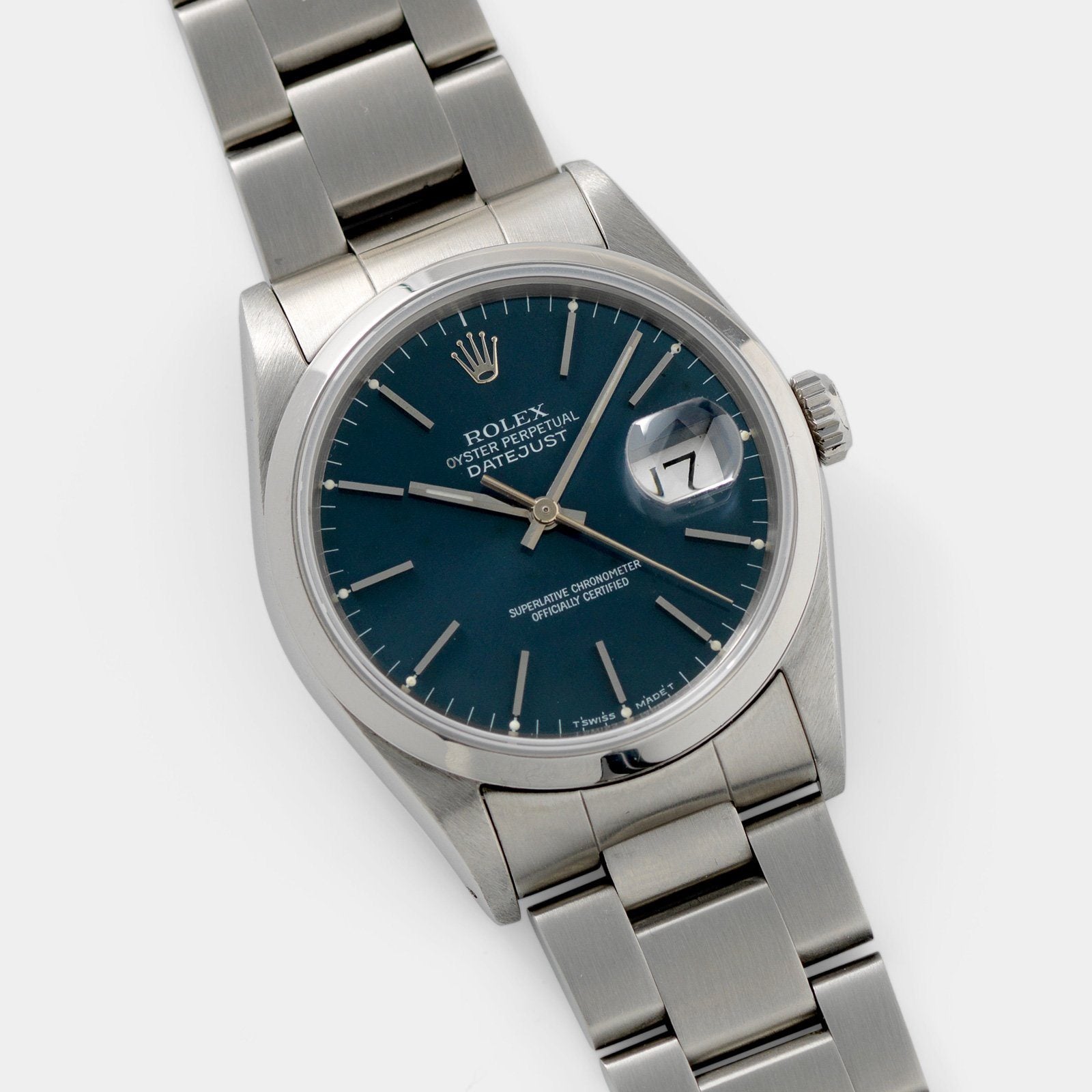 Rolex Datejust Blue Soleil Dial 16200