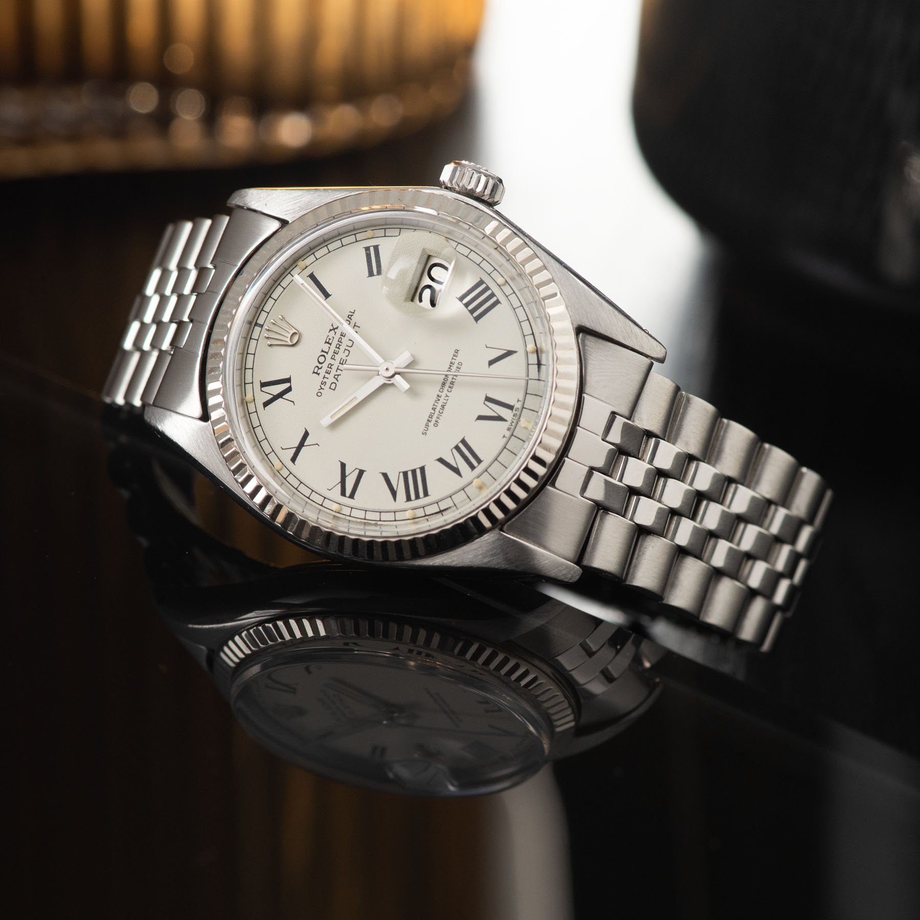 Rolex Datejust Reference 1601 Panna-Lite Buckley Dial