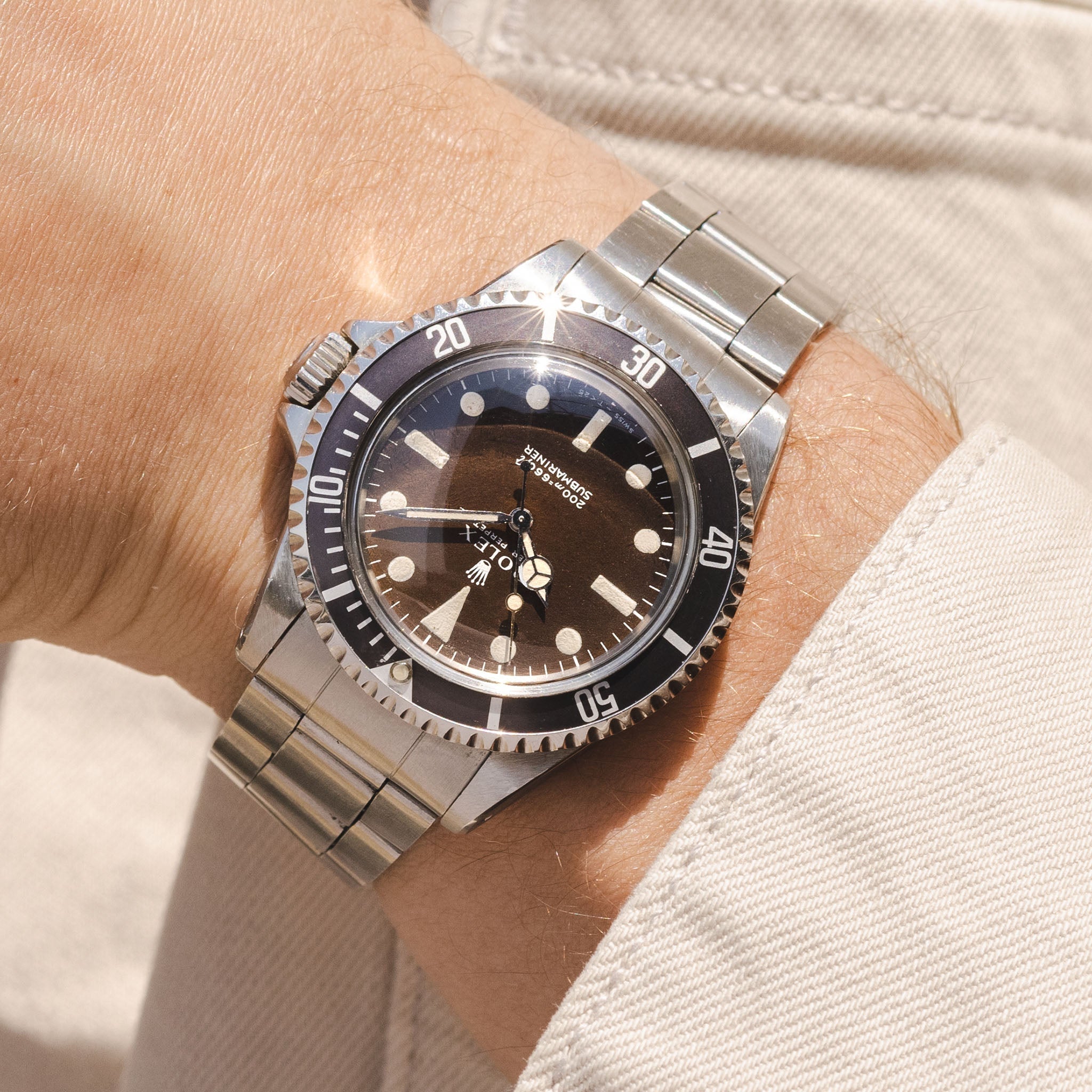 Rolex Submariner 5513 Meters first Tropical dial