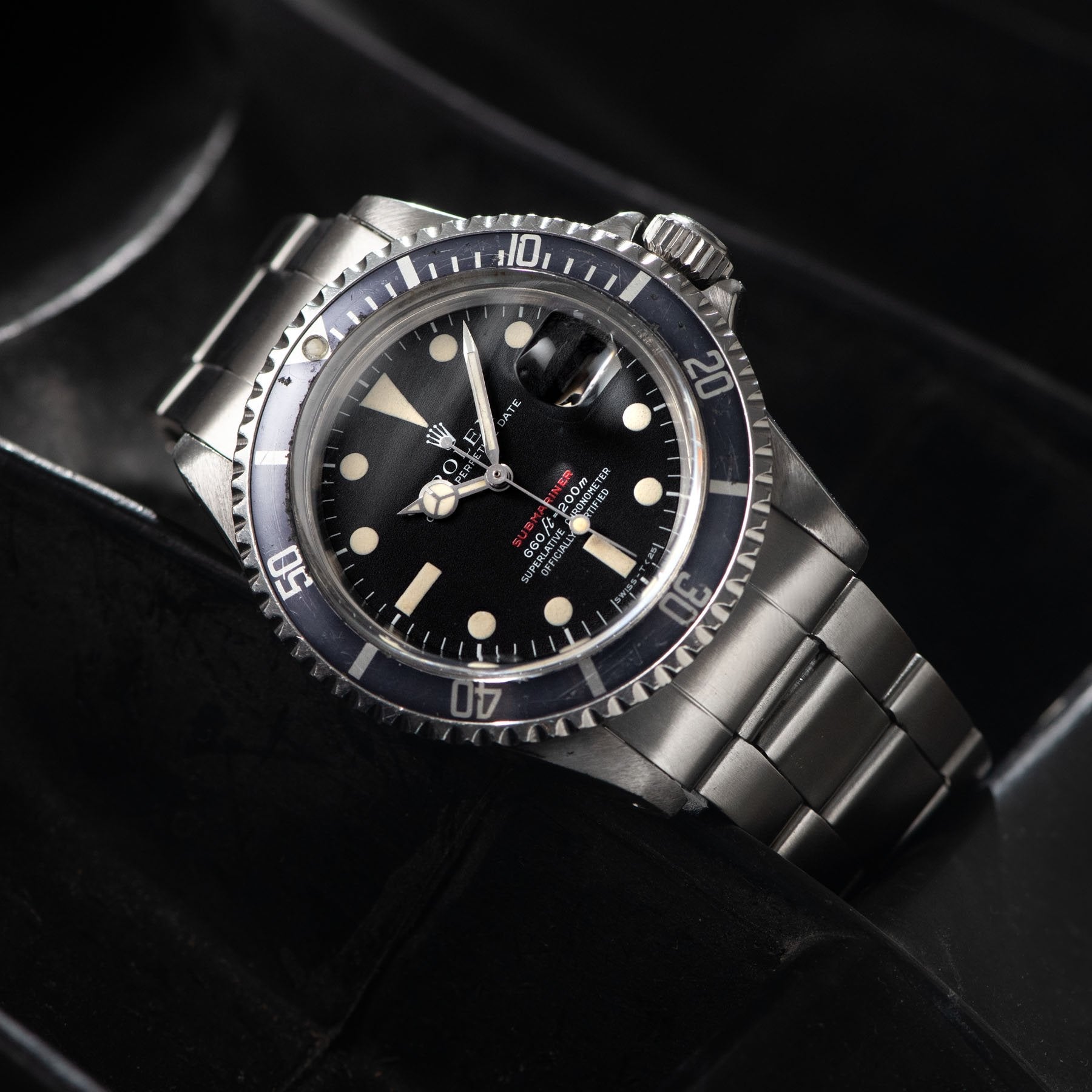 Rolex Red Submariner Date 1680 Mk4 Dial