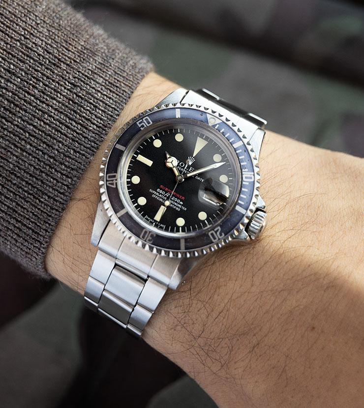 Rolex Red Submariner Date 1680 Mk4 Dial