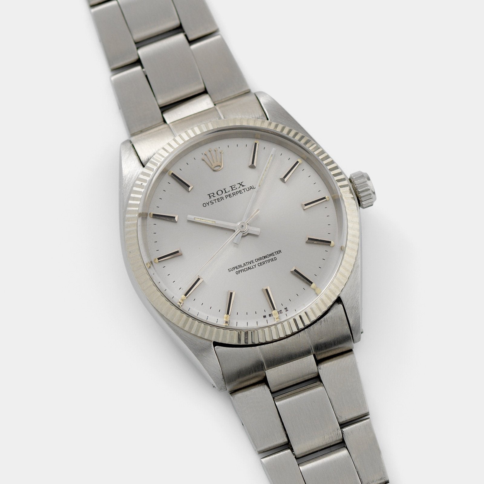 Rolex Oyster Perpetual Reference 1005 Silver Dial