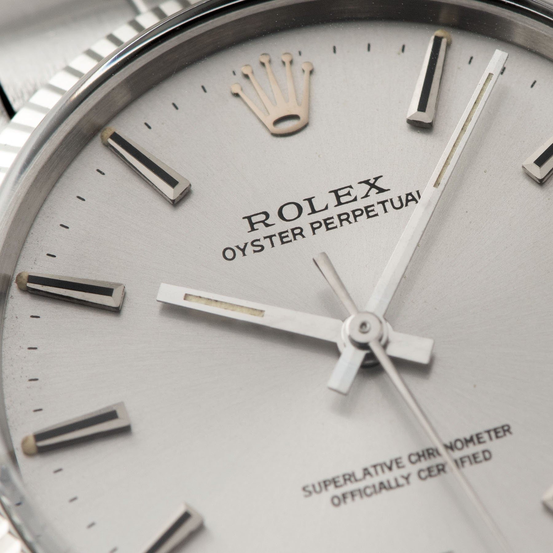 Rolex Oyster Perpetual Reference 1005 Silver Dial