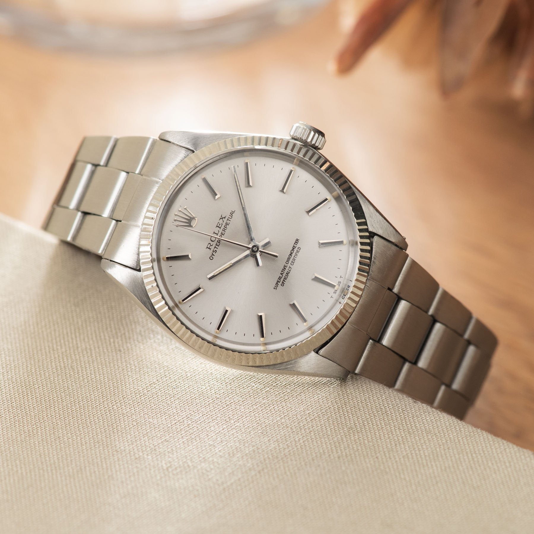 Rolex Oyster Perpetual Reference 1005 Silver Dial