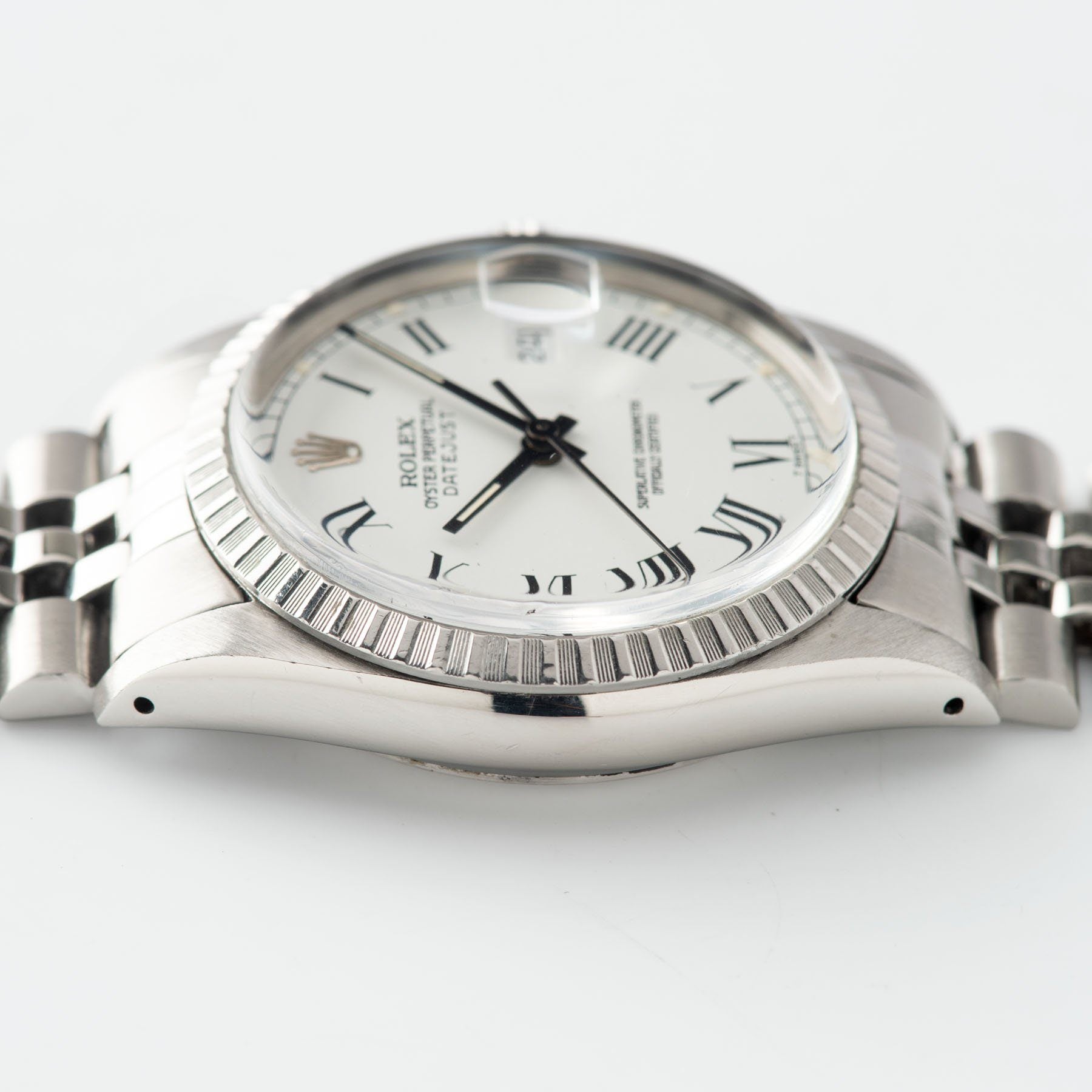 Rolex Datejust White Buckley Dial 16030