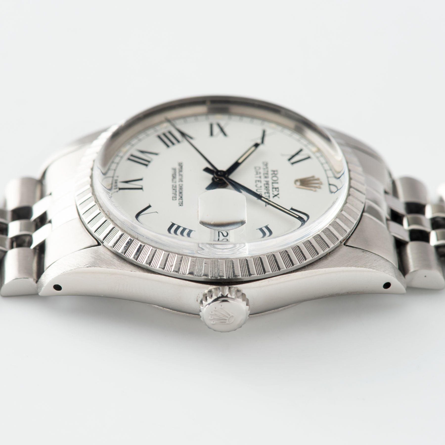 Rolex Datejust White Buckley Dial 16030