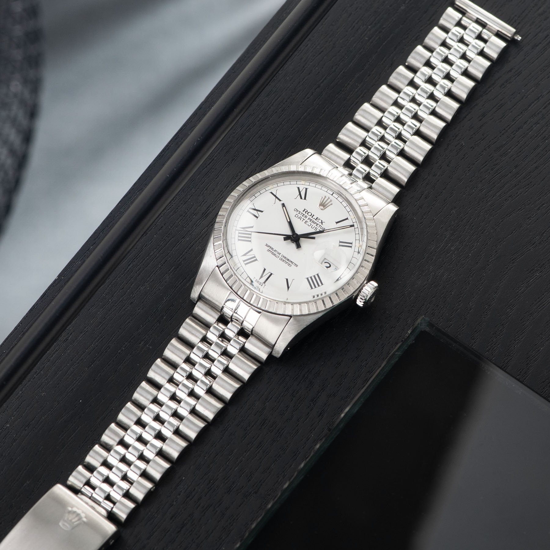 Rolex Datejust White Buckley Dial 16030