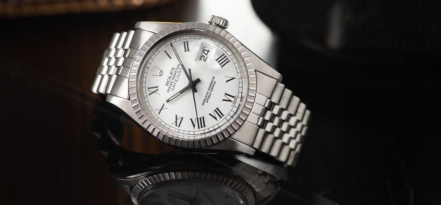 Rolex Datejust White Buckley Dial 16030