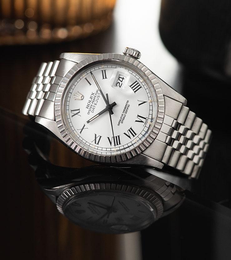 Rolex Datejust White Buckley Dial 16030