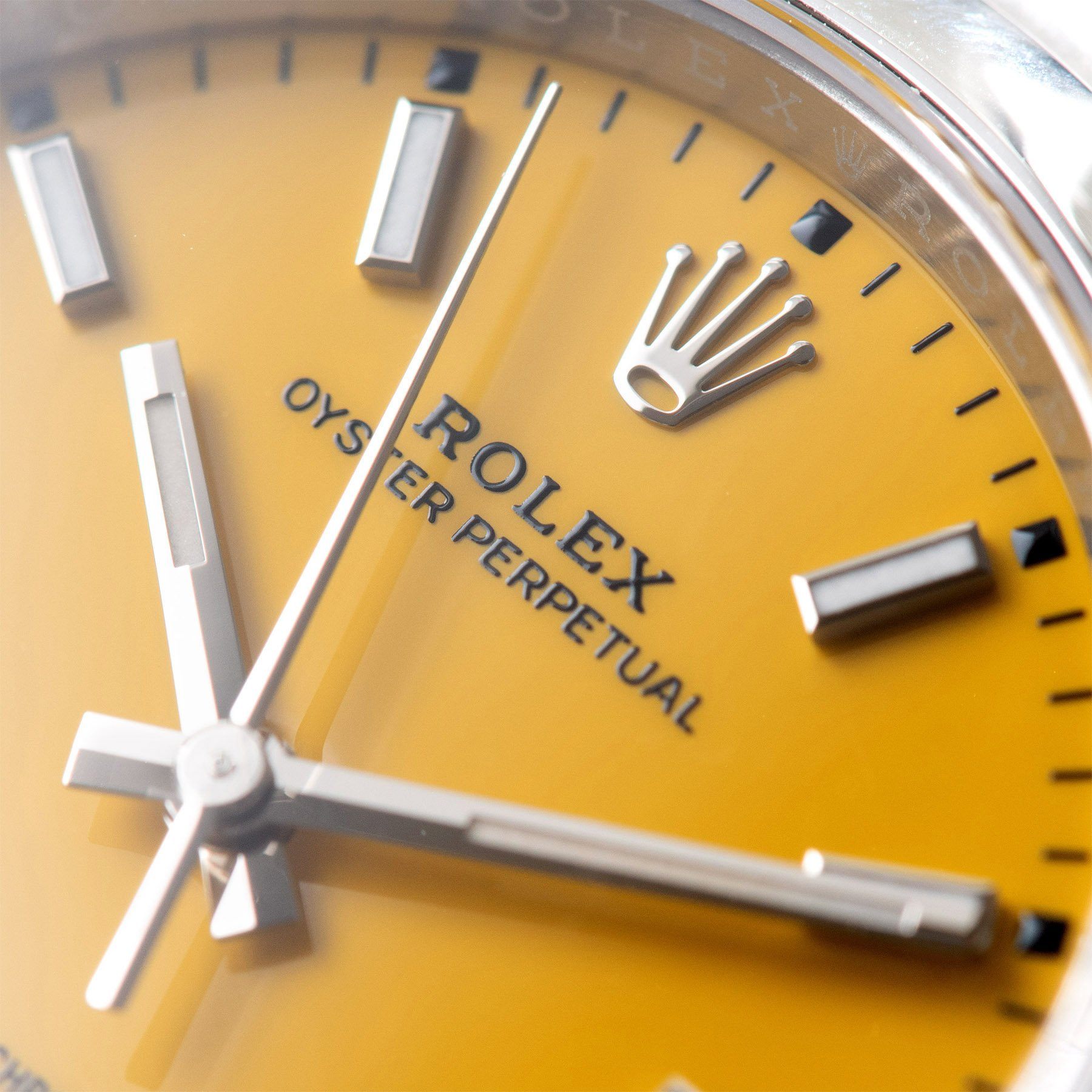 Rolex Oyster Perpetual Ref 126000 Yellow Stella Dial