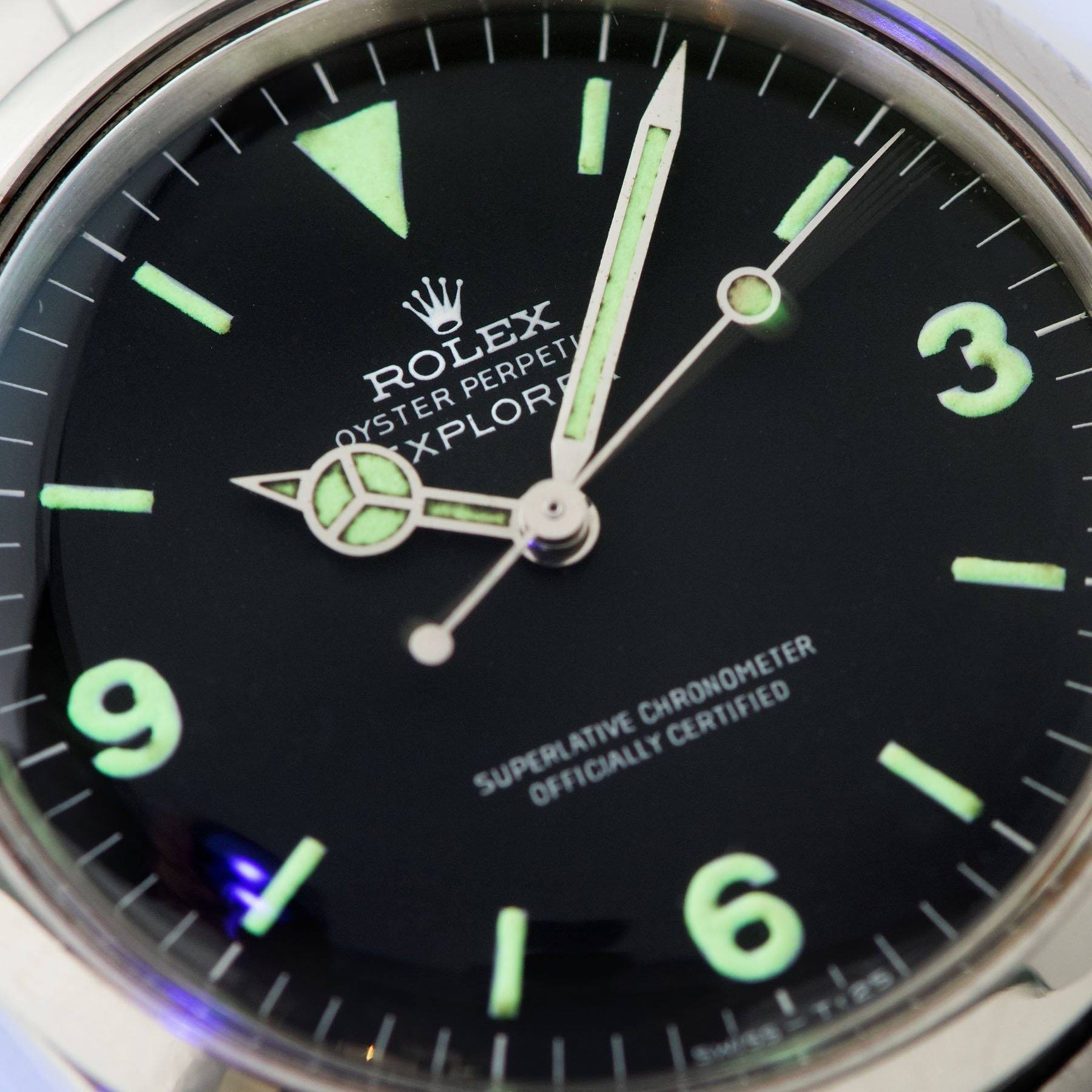 Rolex Explorer Reference 1016 Frog Foot Dial