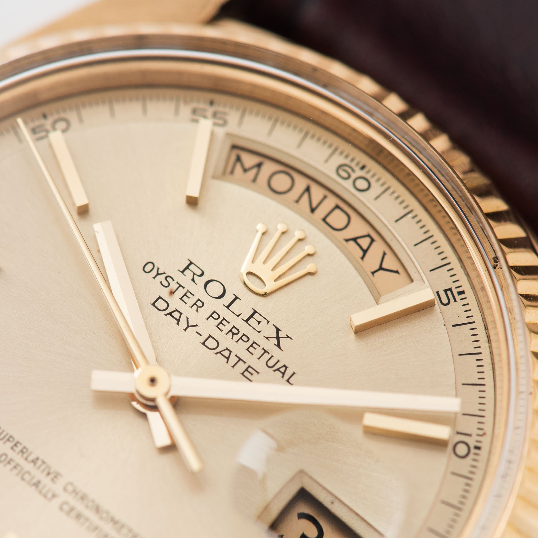 Rolex Day-Date Yellow Gold 1803 Champagne Dial