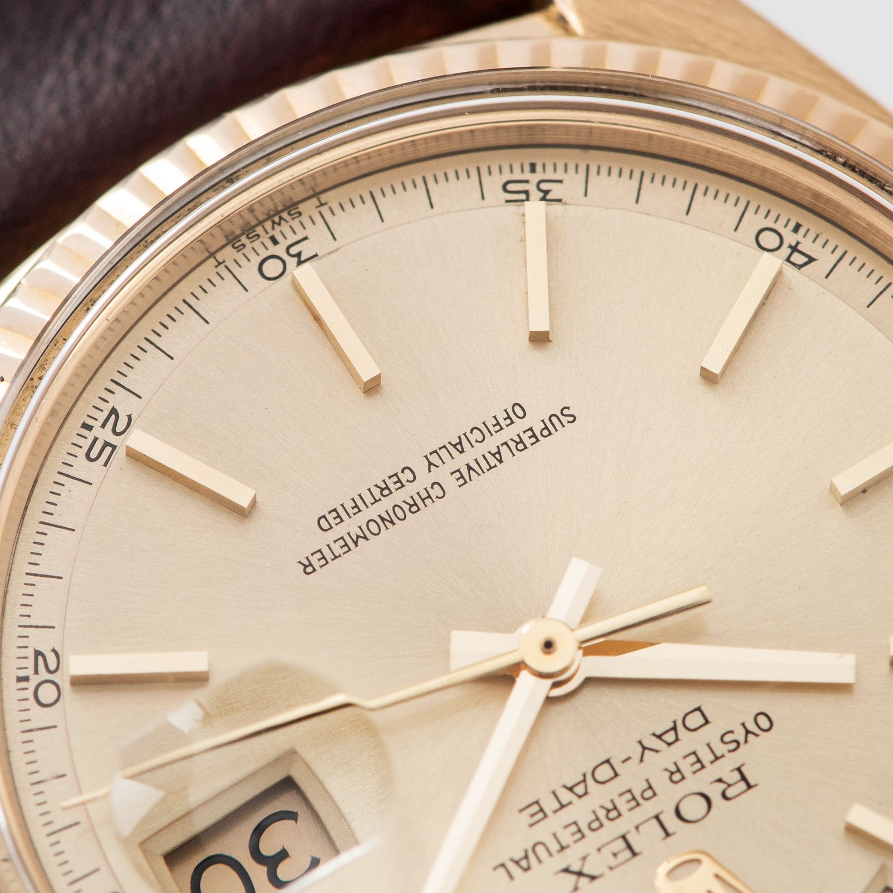 Rolex Day-Date Yellow Gold 1803 Champagne Dial