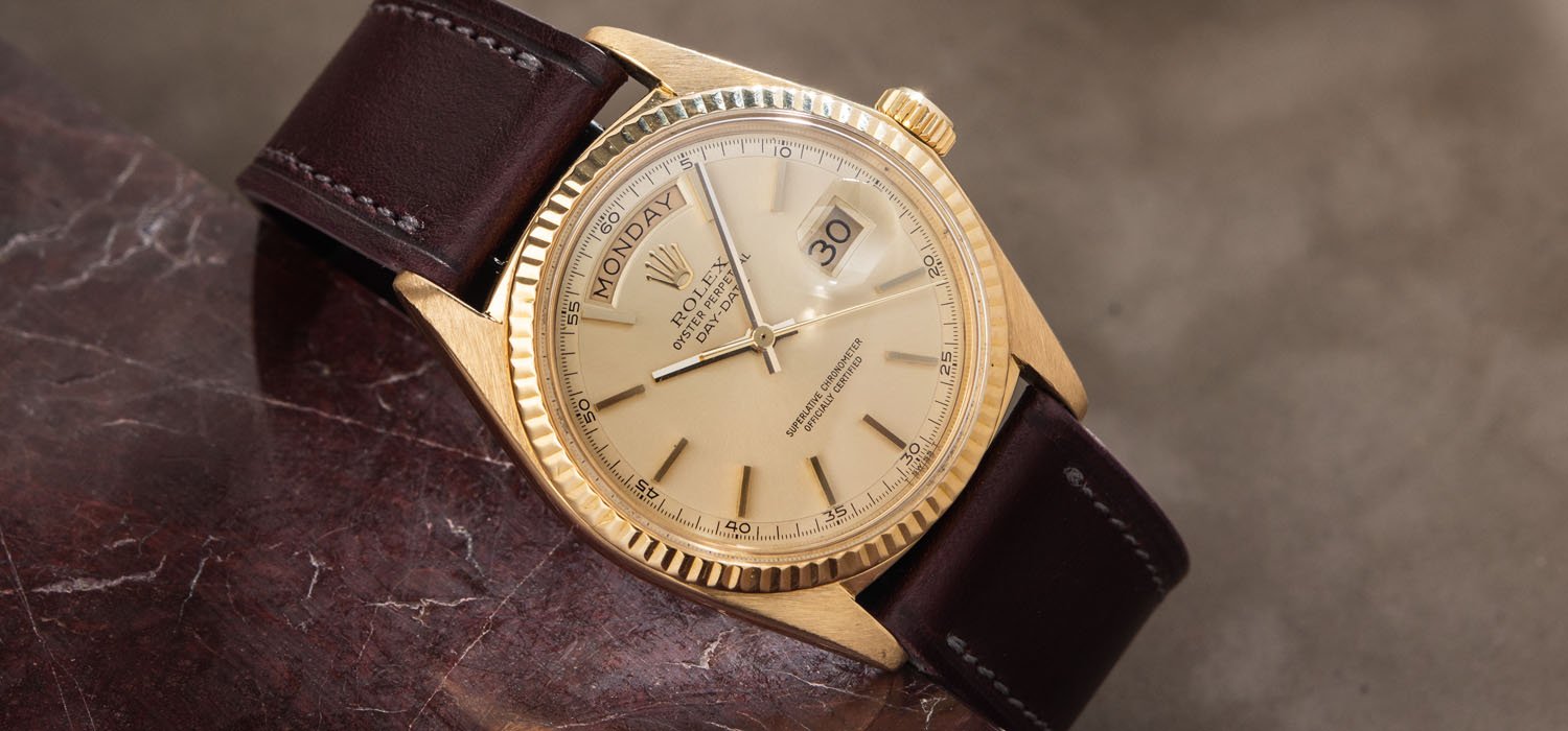 Rolex Day-Date Yellow Gold 1803 Champagne Dial