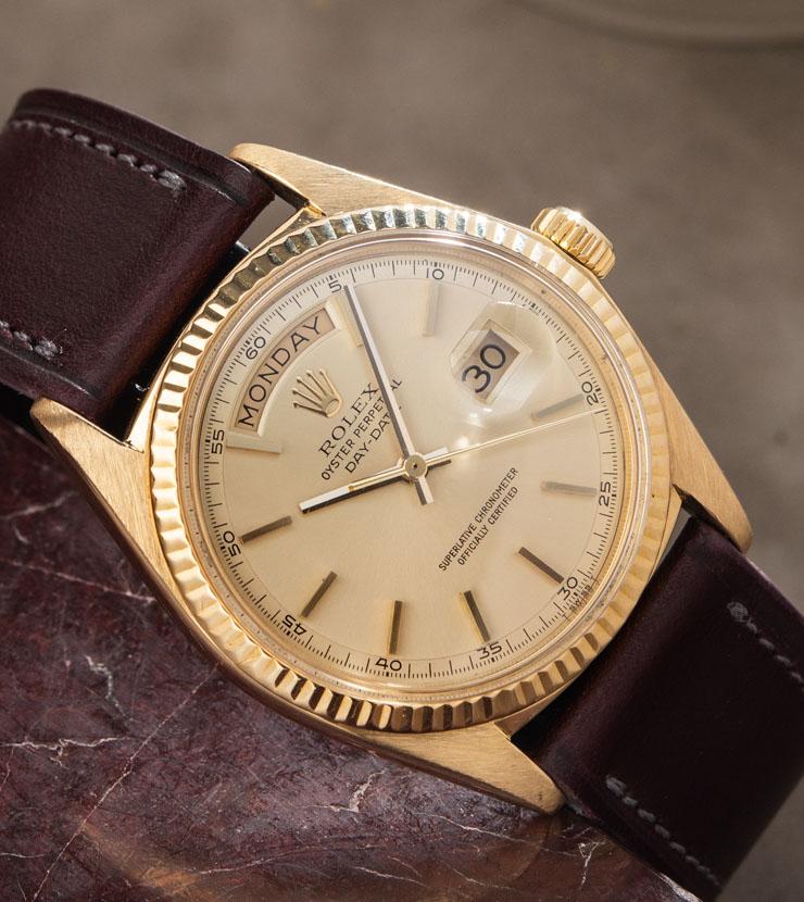 Rolex Day-Date Yellow Gold 1803 Champagne Dial