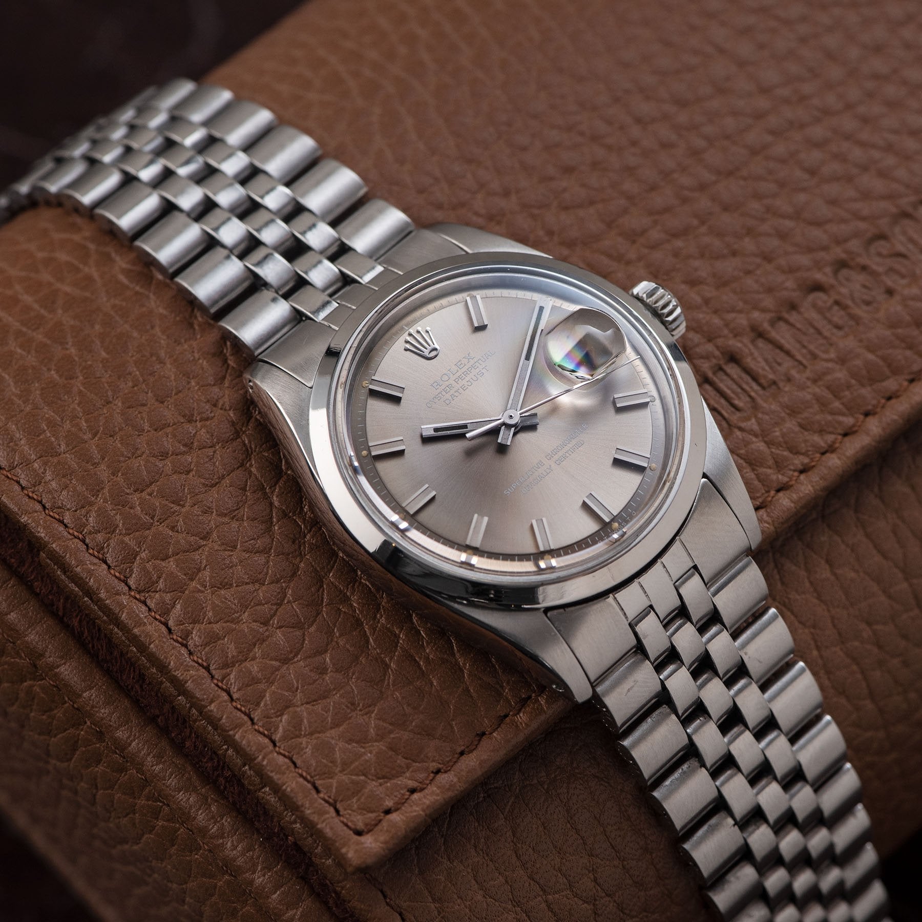 Rolex Datejust 1600 Taupe Wide Boy Dial