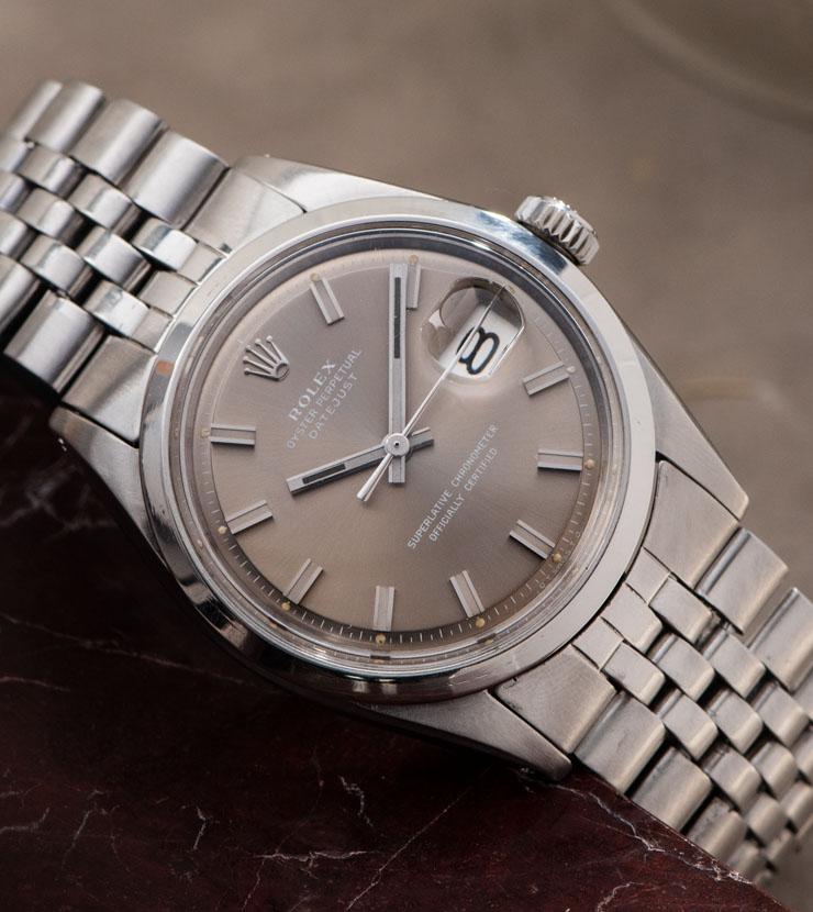 Rolex Datejust 1600 Taupe Wide Boy Dial